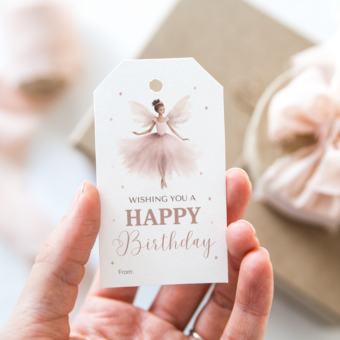 DIGITAL Happy Birthday Gift Tag (3007)