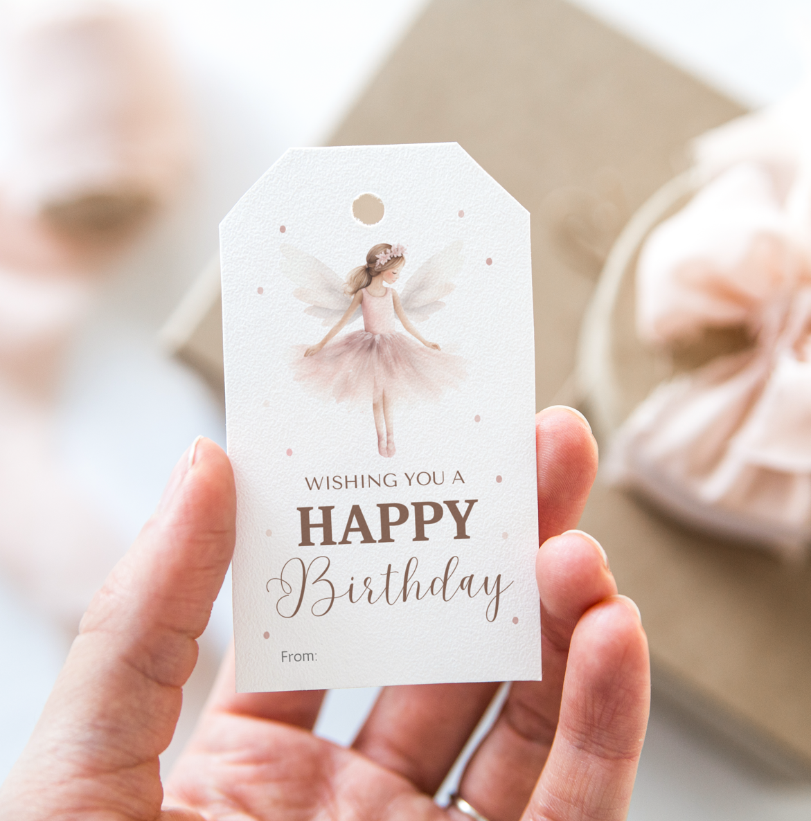 DIGITAL Happy Birthday Gift Tag (3008)