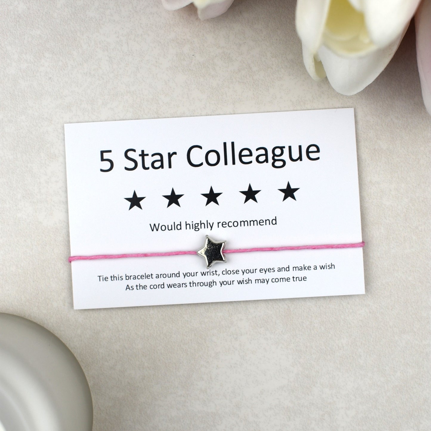 CLEARANCE - Team 5 Star Colleague Wish Bracelet