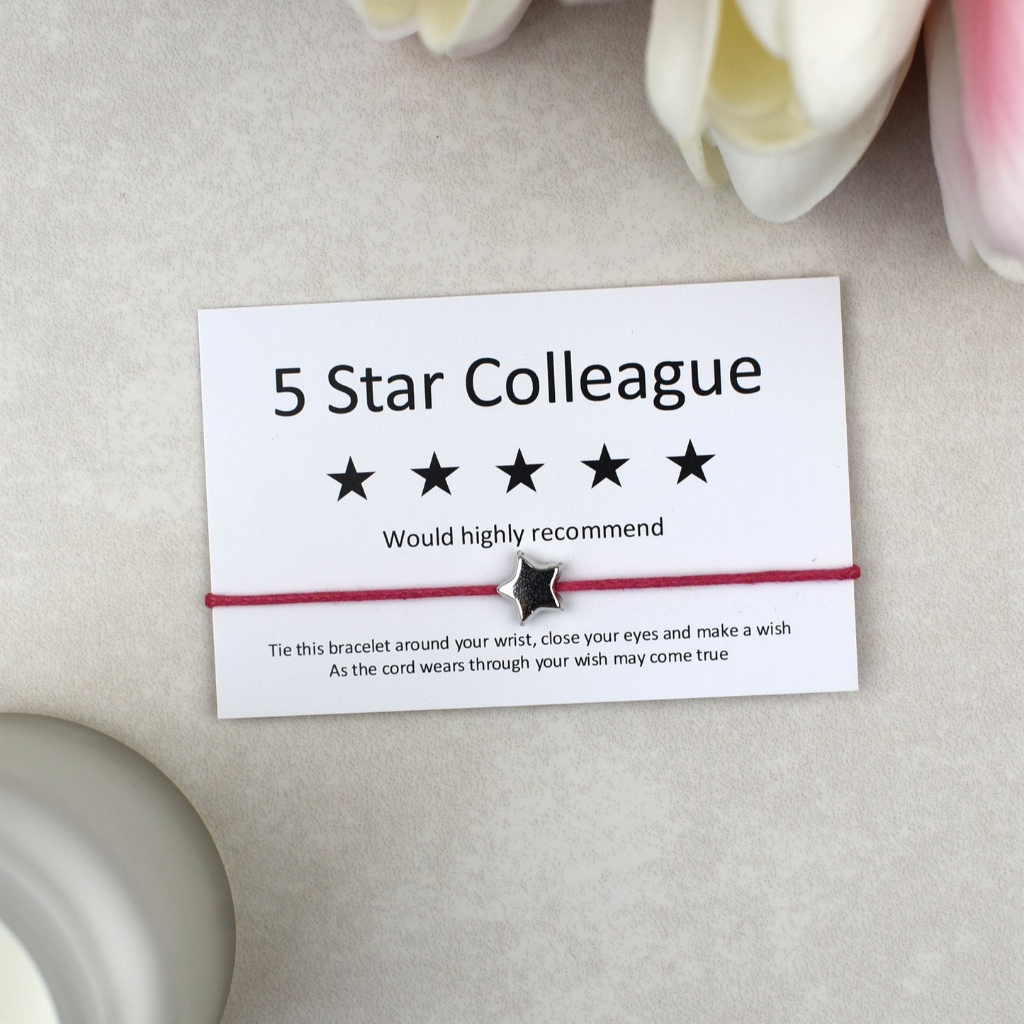 CLEARANCE - Team 5 Star Colleague Wish Bracelet