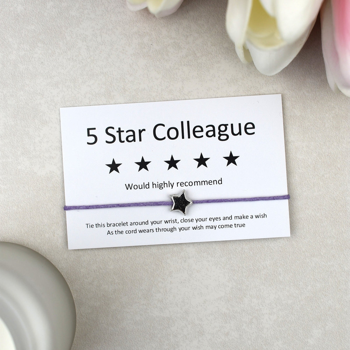 CLEARANCE - Team 5 Star Colleague Wish Bracelet