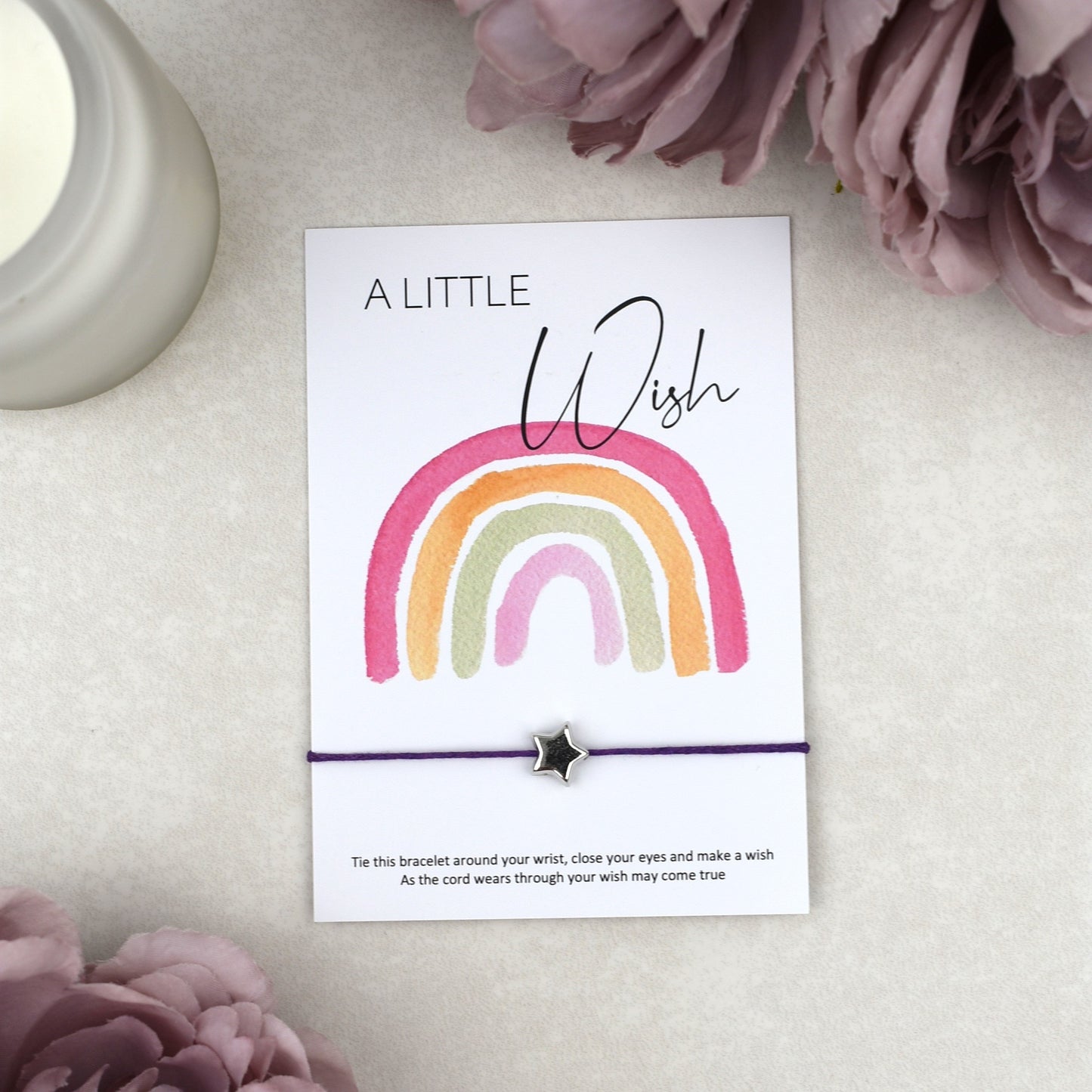 CLEARANCE - A Little Wish Rainbow Bracelet