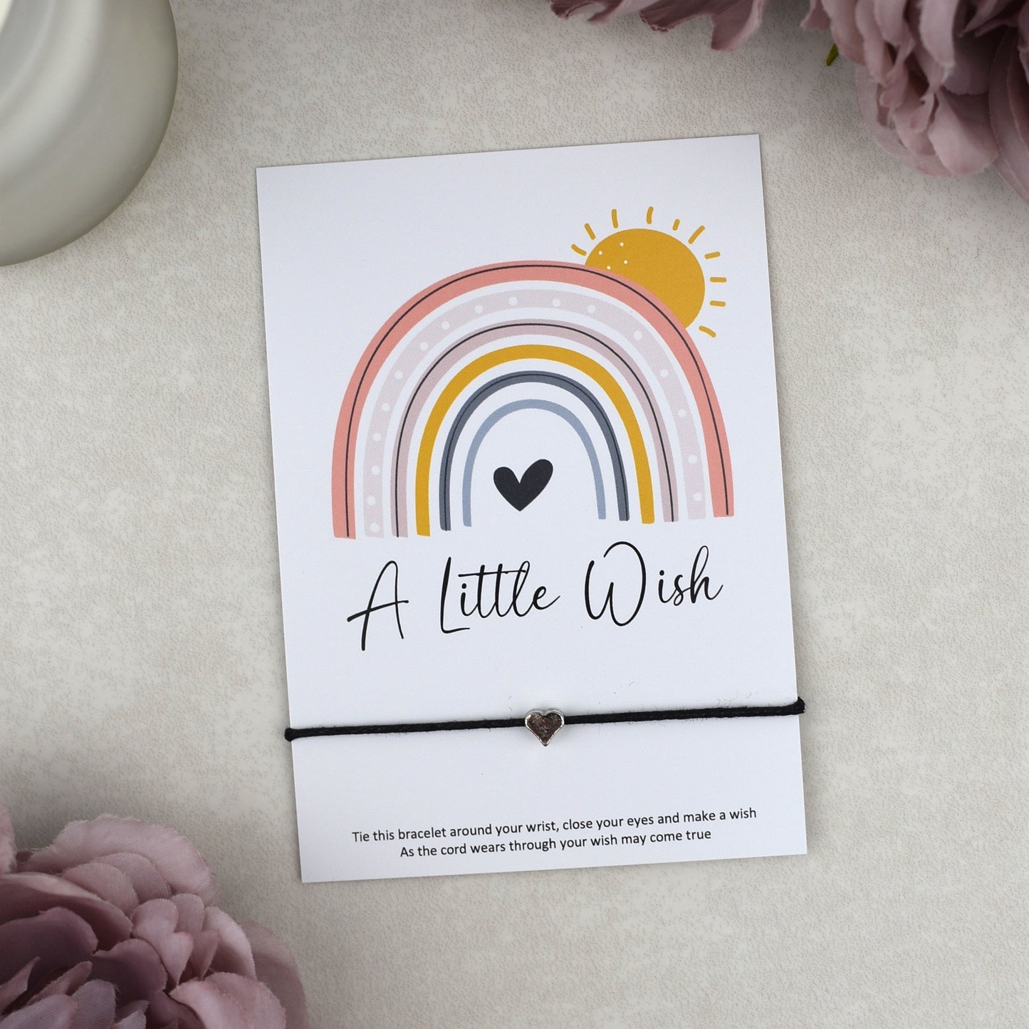 CLEARANCE - A Little Wish Rainbow Bracelet | Heart Charm