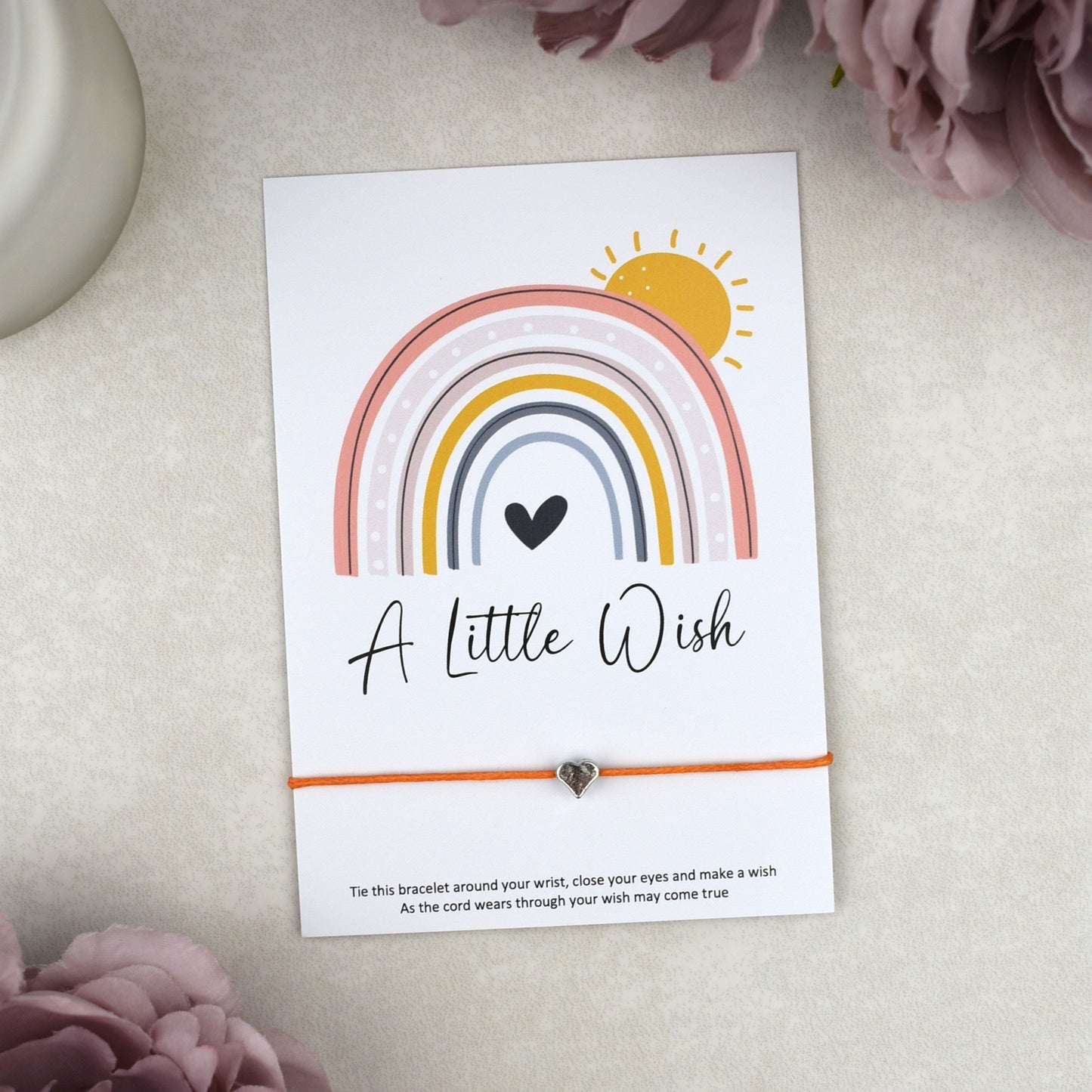 CLEARANCE - A Little Wish Rainbow Bracelet | Heart Charm