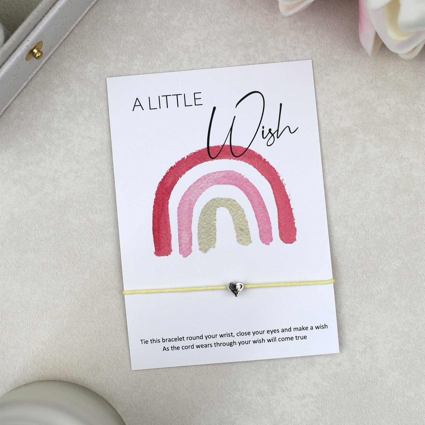 CLEARANCE - A Little Wish Rainbow Bracelet | Heart Charm