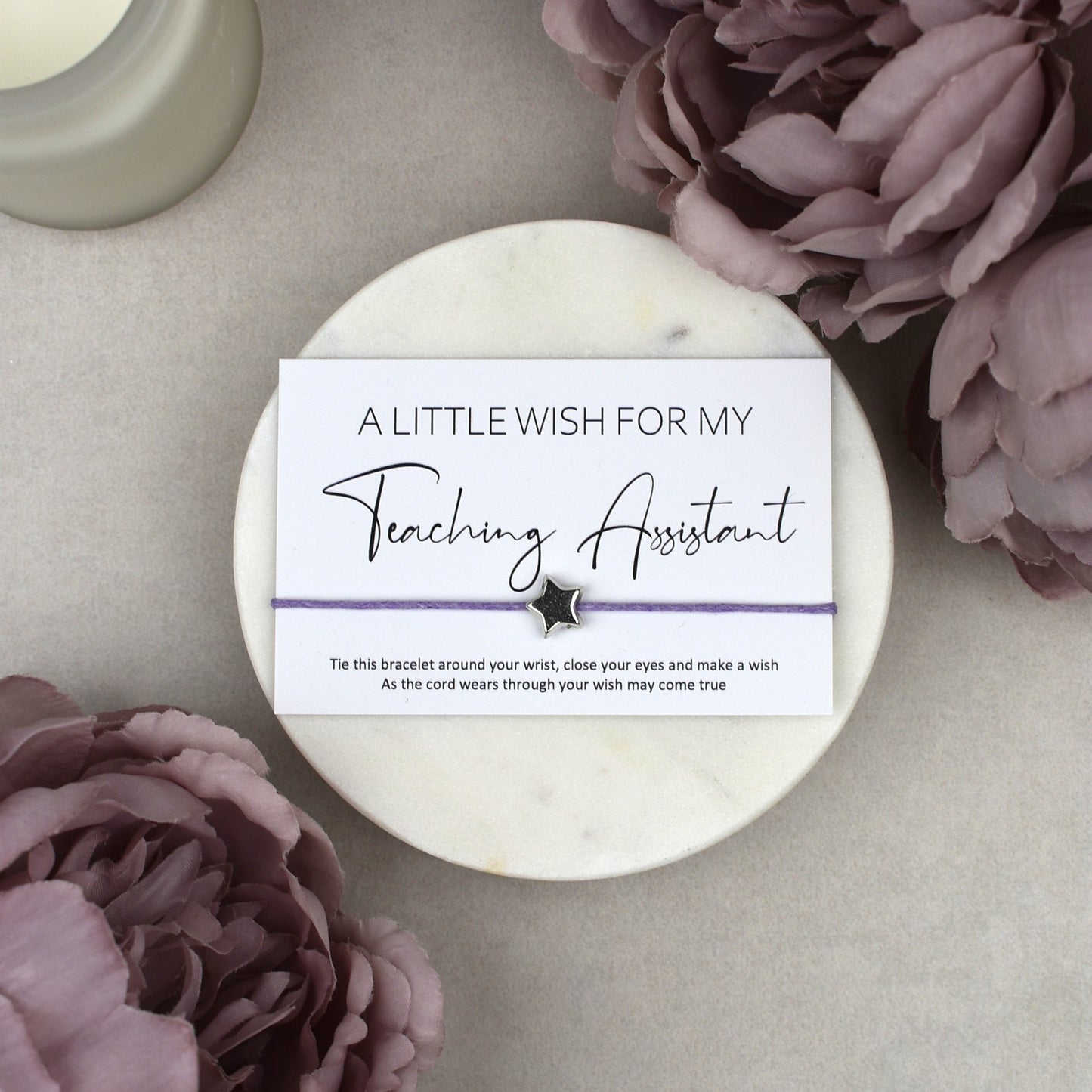 CLEARANCE - A Little Wish For My Teaching Assistant Wish Bracelet