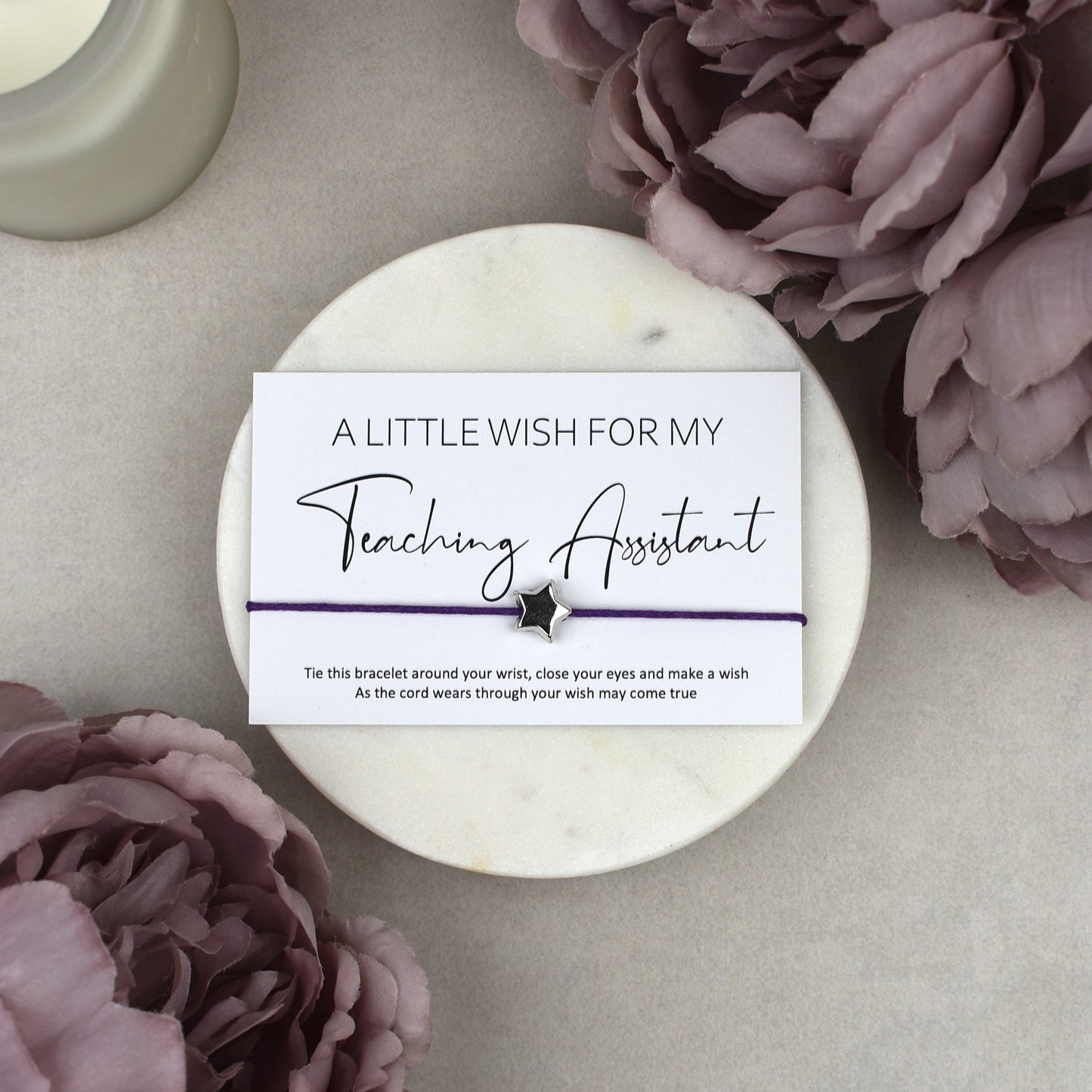 CLEARANCE - A Little Wish For My Teaching Assistant Wish Bracelet