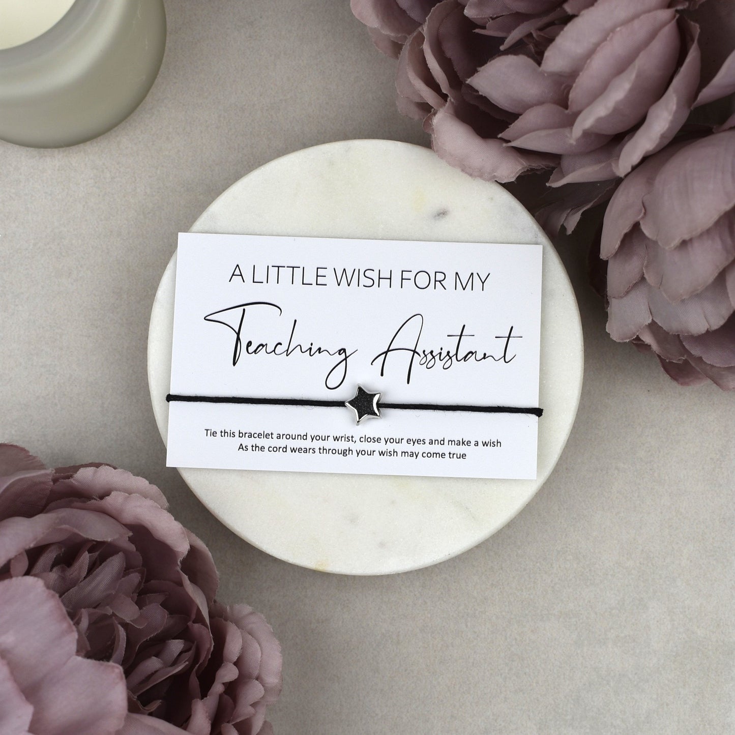 CLEARANCE - A Little Wish For My Teaching Assistant Wish Bracelet