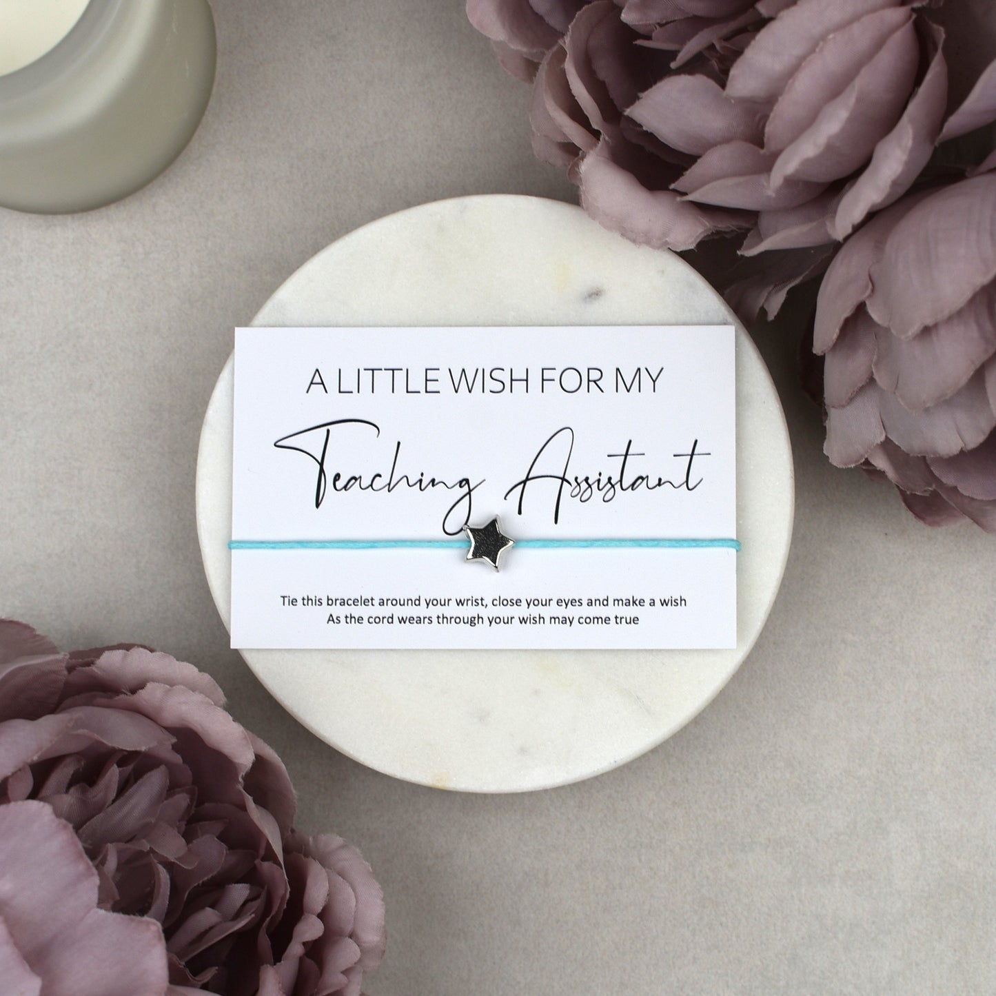 CLEARANCE - A Little Wish For My Teaching Assistant Wish Bracelet