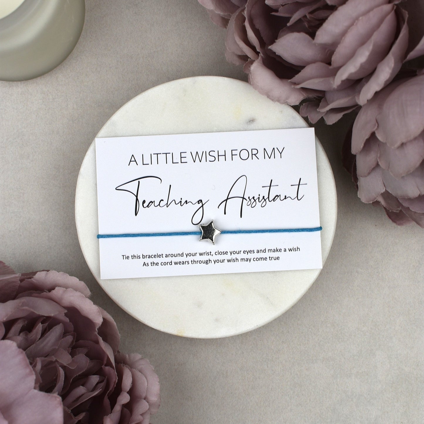CLEARANCE - A Little Wish For My Teaching Assistant Wish Bracelet