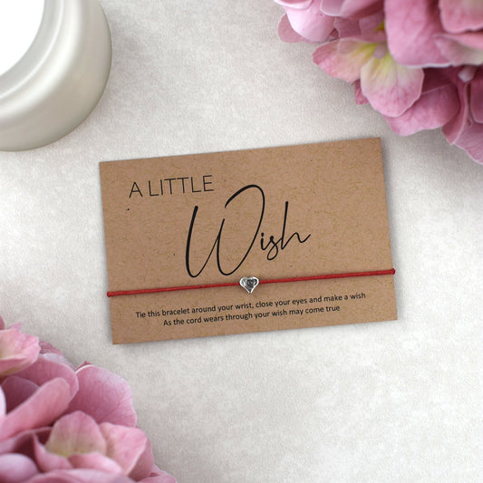 CLEARANCE - A Little Wish Wish Bracelet - Heart Charm