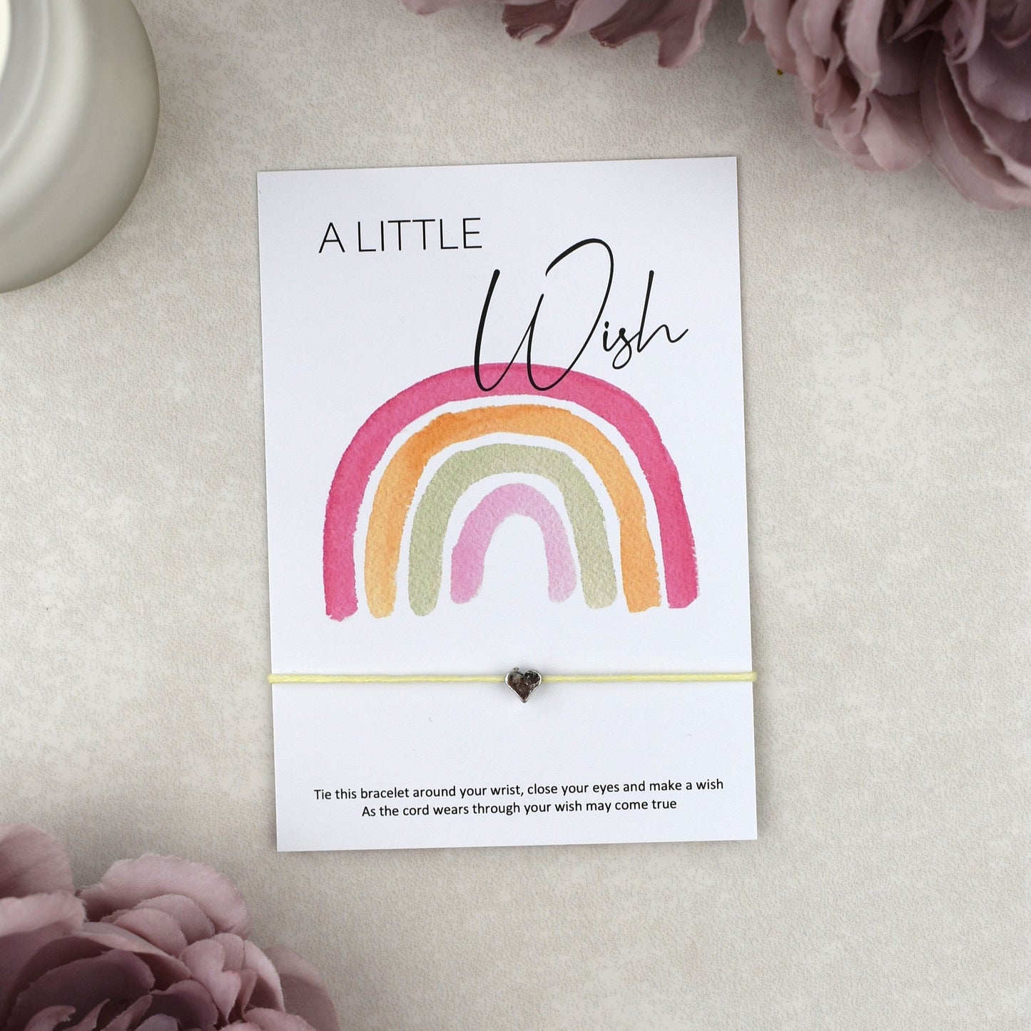 CLEARANCE - A Little Wish Rainbow Bracelet | Heart Charm
