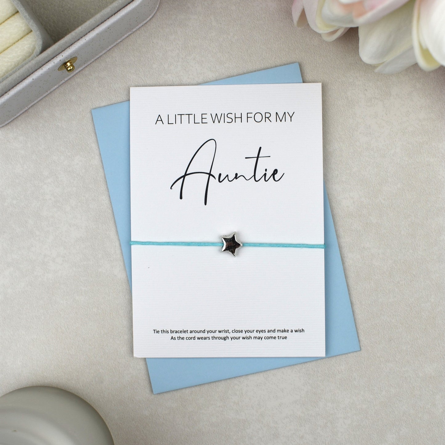 CLEARANCE - A Little Wish For My Auntie Wish Bracelet