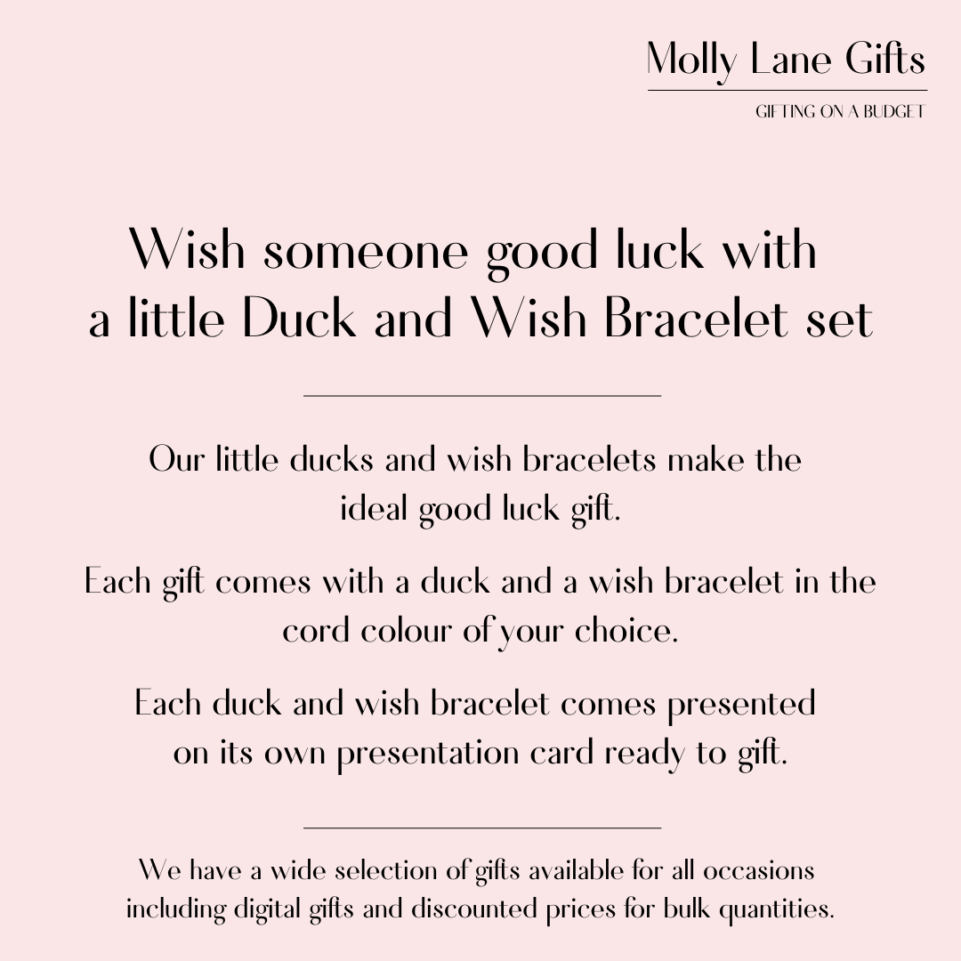 Luminous Good Luck Duck and Wish Bracelet Set (7000)