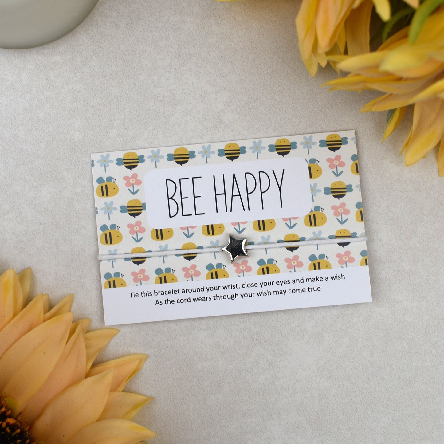 CLEARANCE - Bee Happy Wish Bracelet
