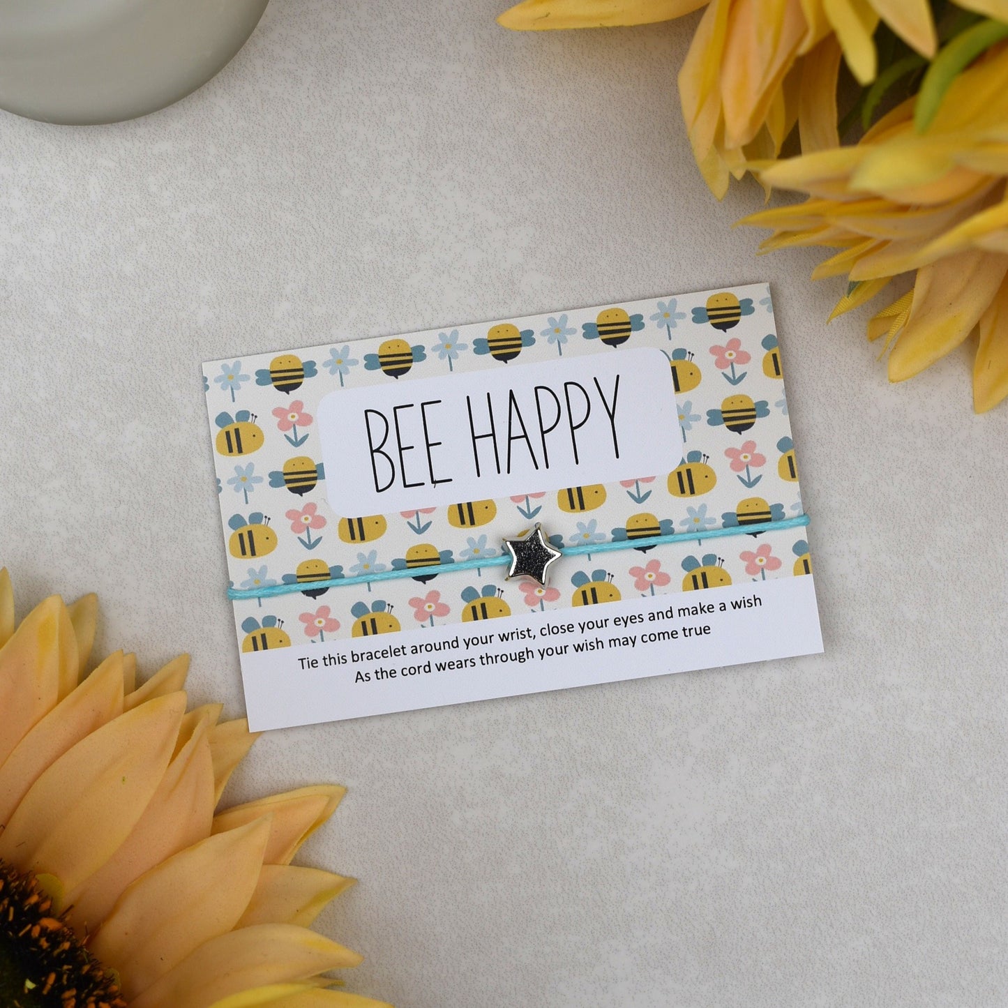CLEARANCE - Bee Happy Wish Bracelet