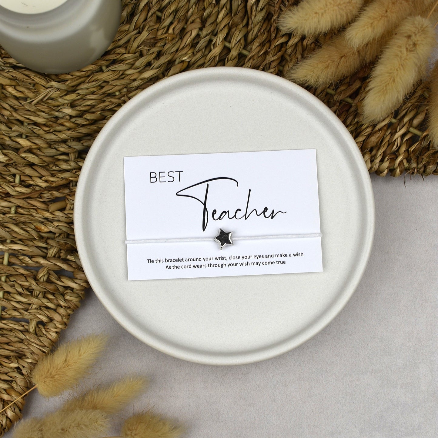 CLEARANCE - Best Teacher Wish Bracelet