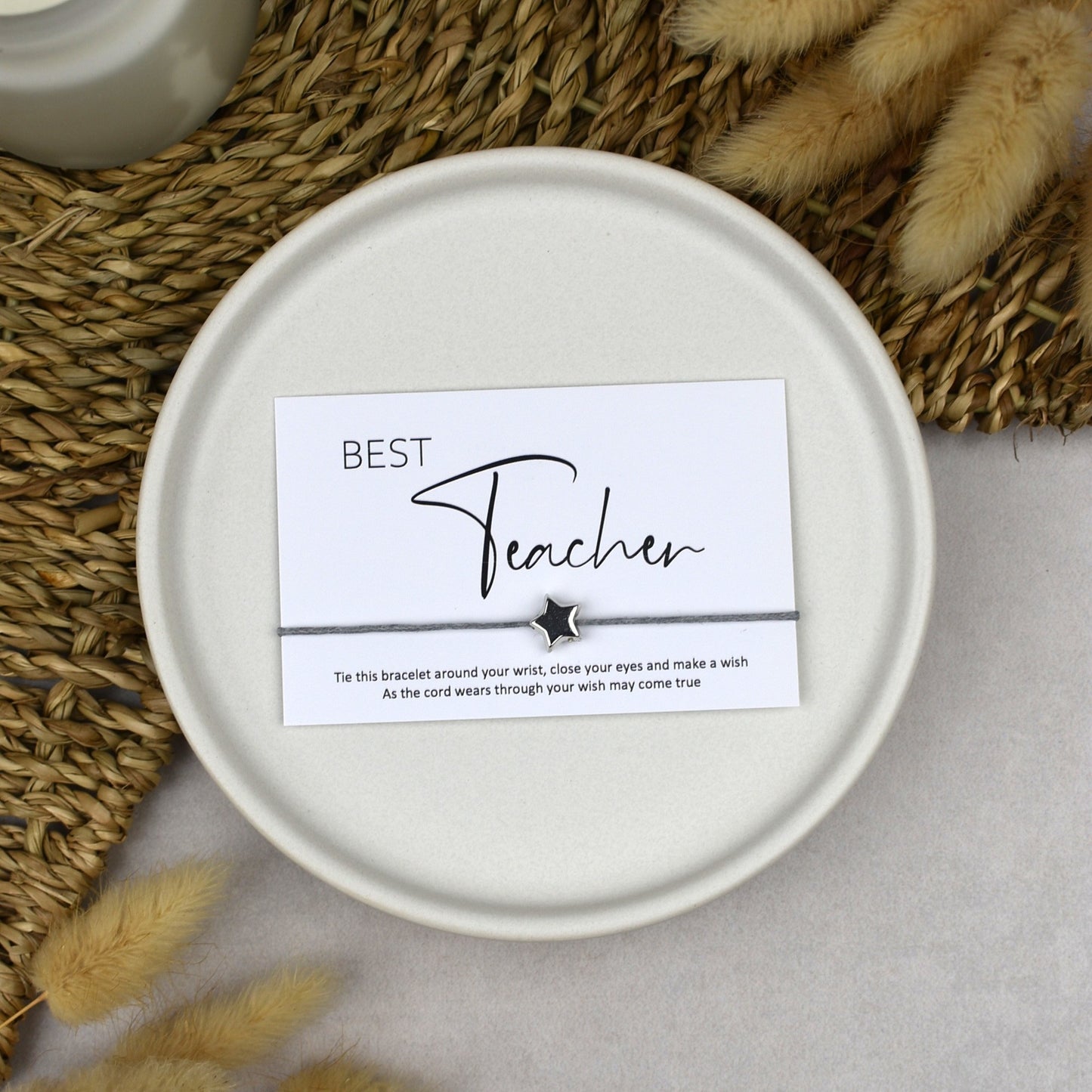 CLEARANCE - Best Teacher Wish Bracelet