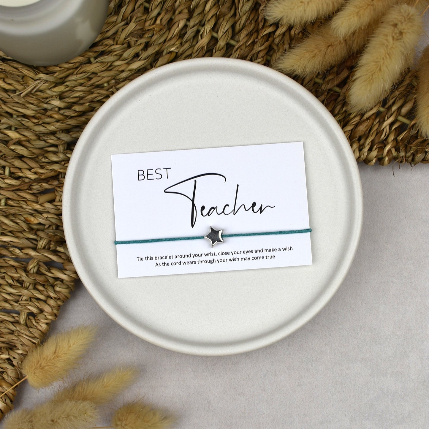 CLEARANCE - Best Teacher Wish Bracelet