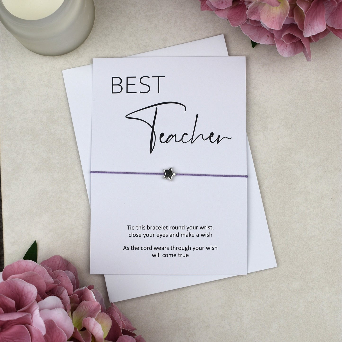 CLEARANCE - Best Teacher Wish Bracelet