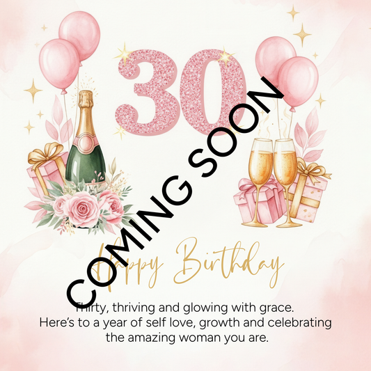 Happy 30th Birthday Bracelet | Milestone 30th Birthday Gift for Her