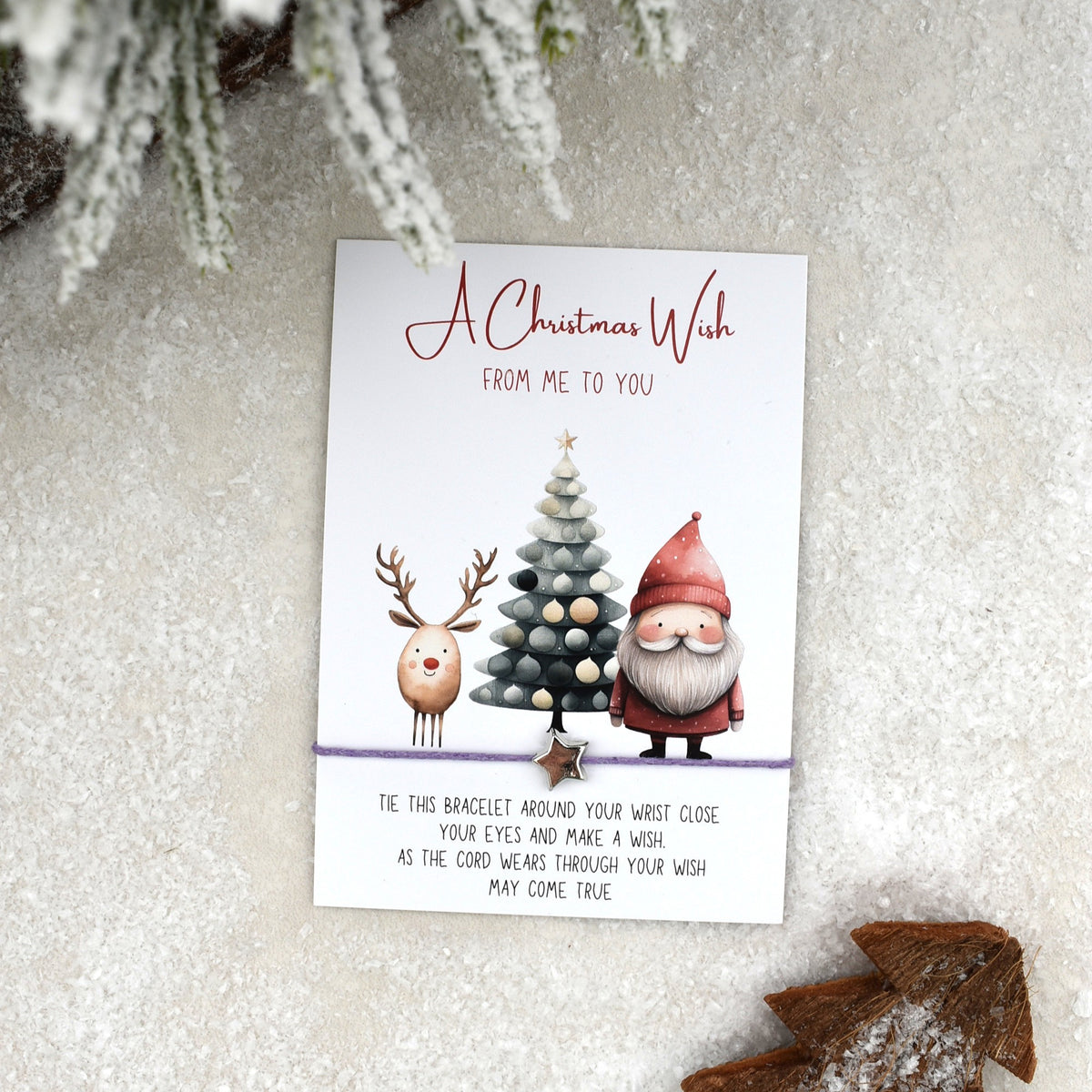 CLEARANACE - A Christmas Wish Bracelet