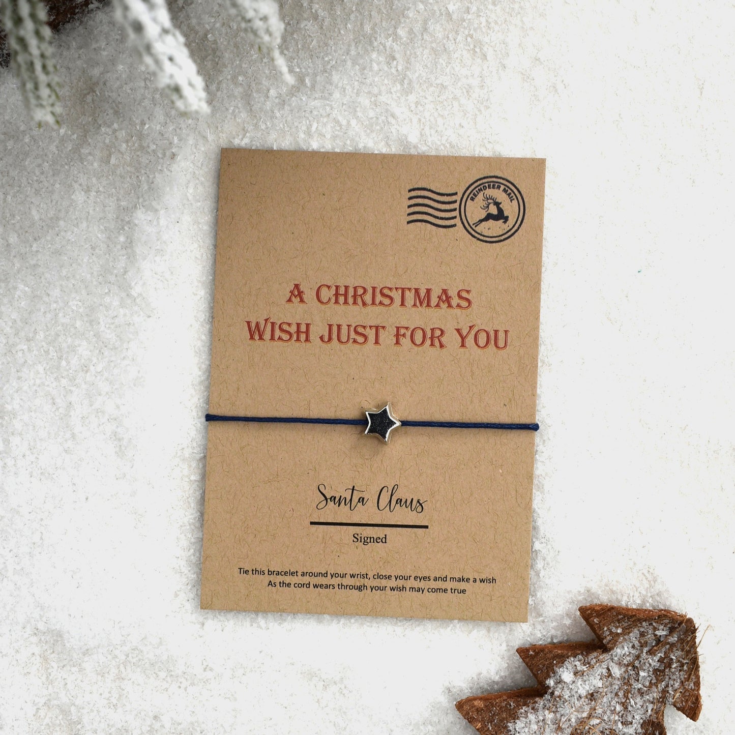 CLEARANCE - A Christmas Wish Just For You Wish Bracelet (1)
