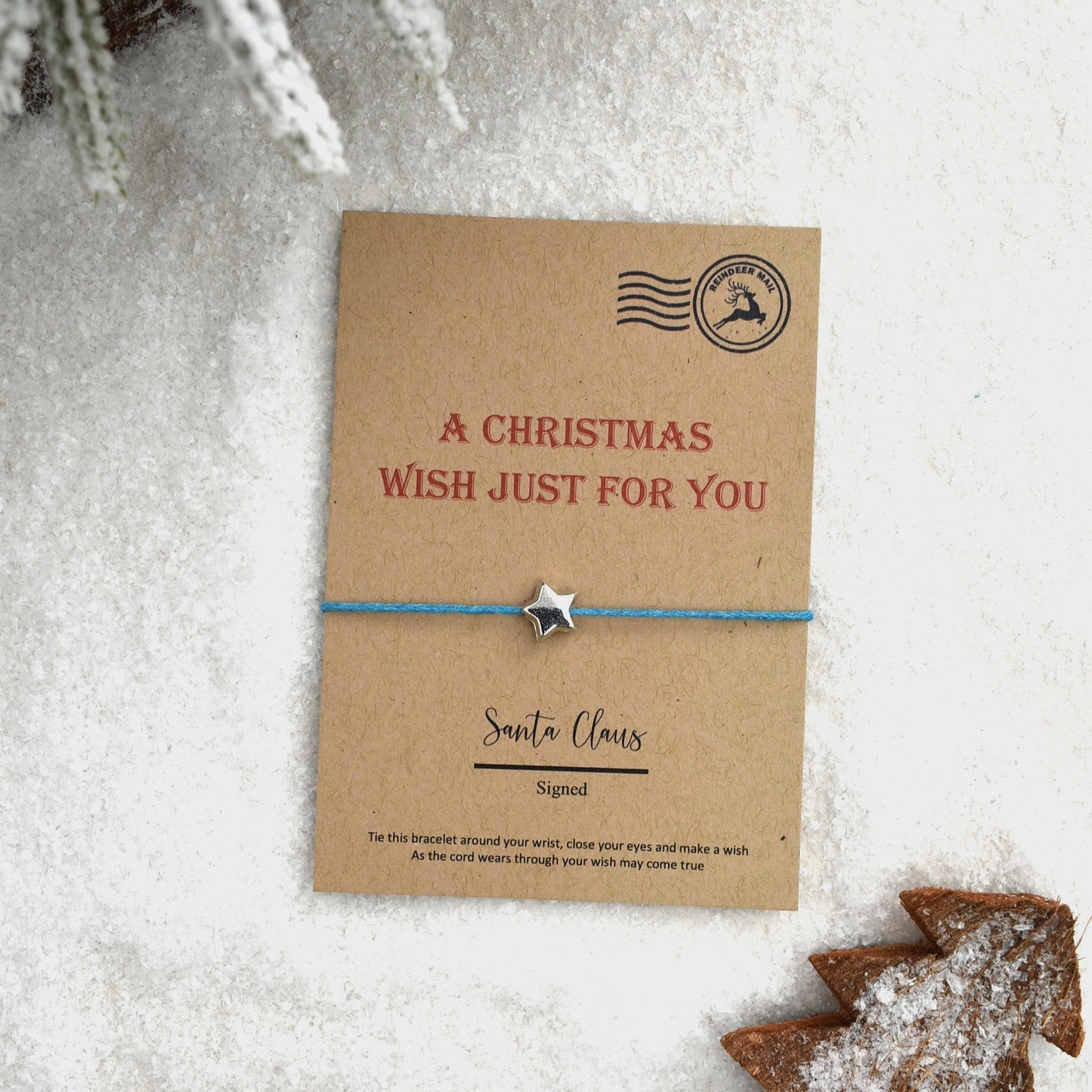 CLEARANCE - A Christmas Wish Just For You Wish Bracelet (1)