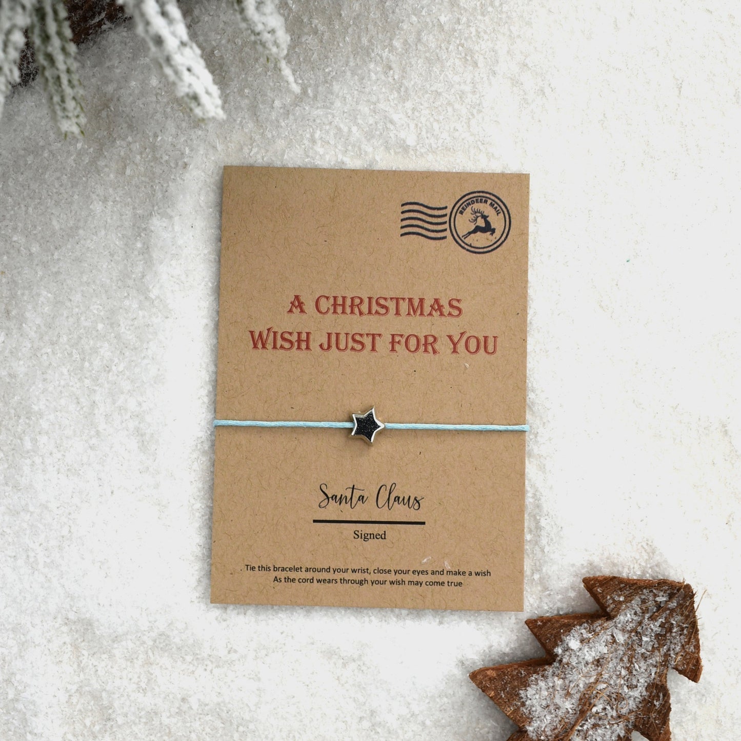 CLEARANCE - A Christmas Wish Just For You Wish Bracelet (1)