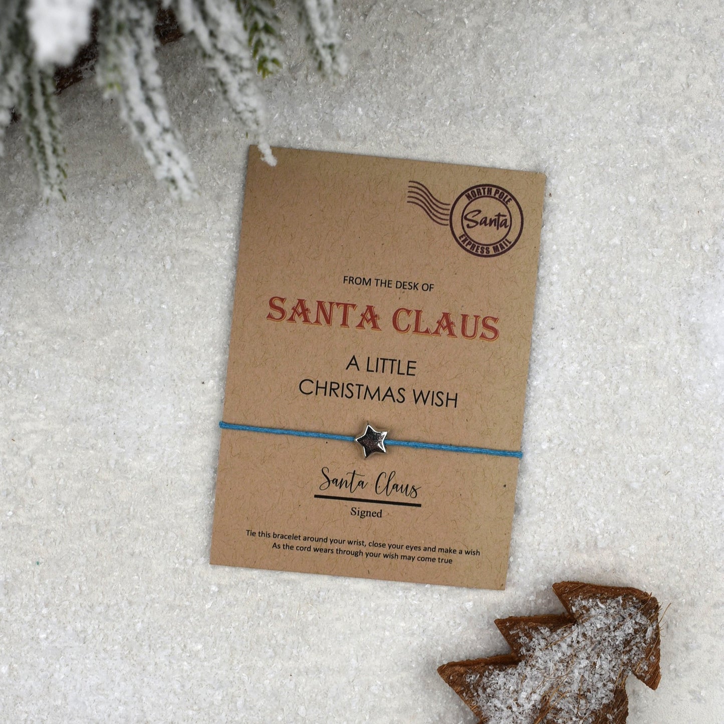 CLEARANCE - From The Desk Of Santa Claus Wish Bracelet