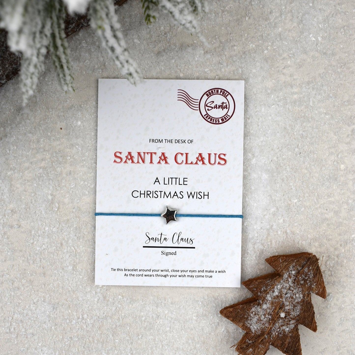 CLEARANCE - From The Desk Of Santa Claus Wish Bracelet