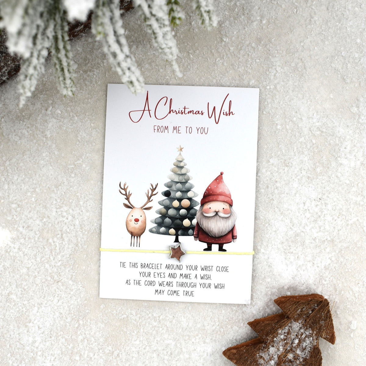 CLEARANACE - A Christmas Wish Bracelet