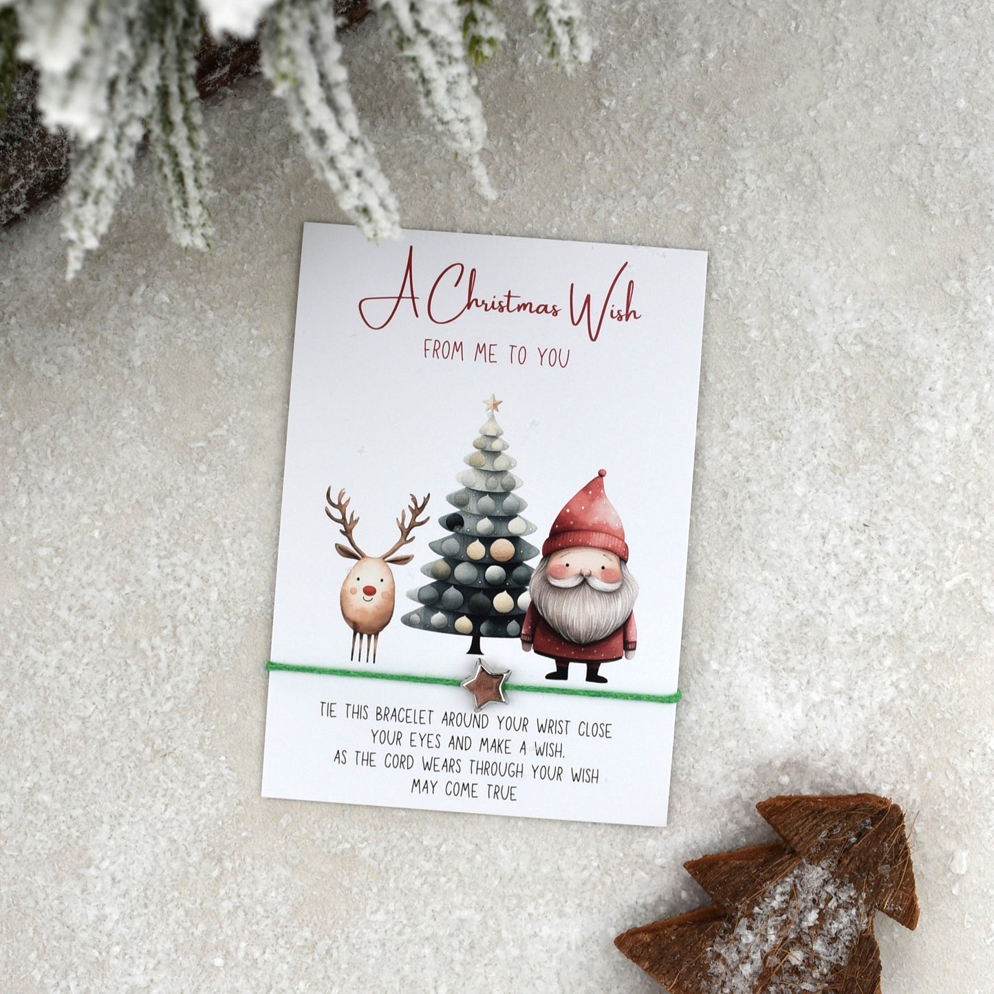 CLEARANACE - A Christmas Wish Bracelet