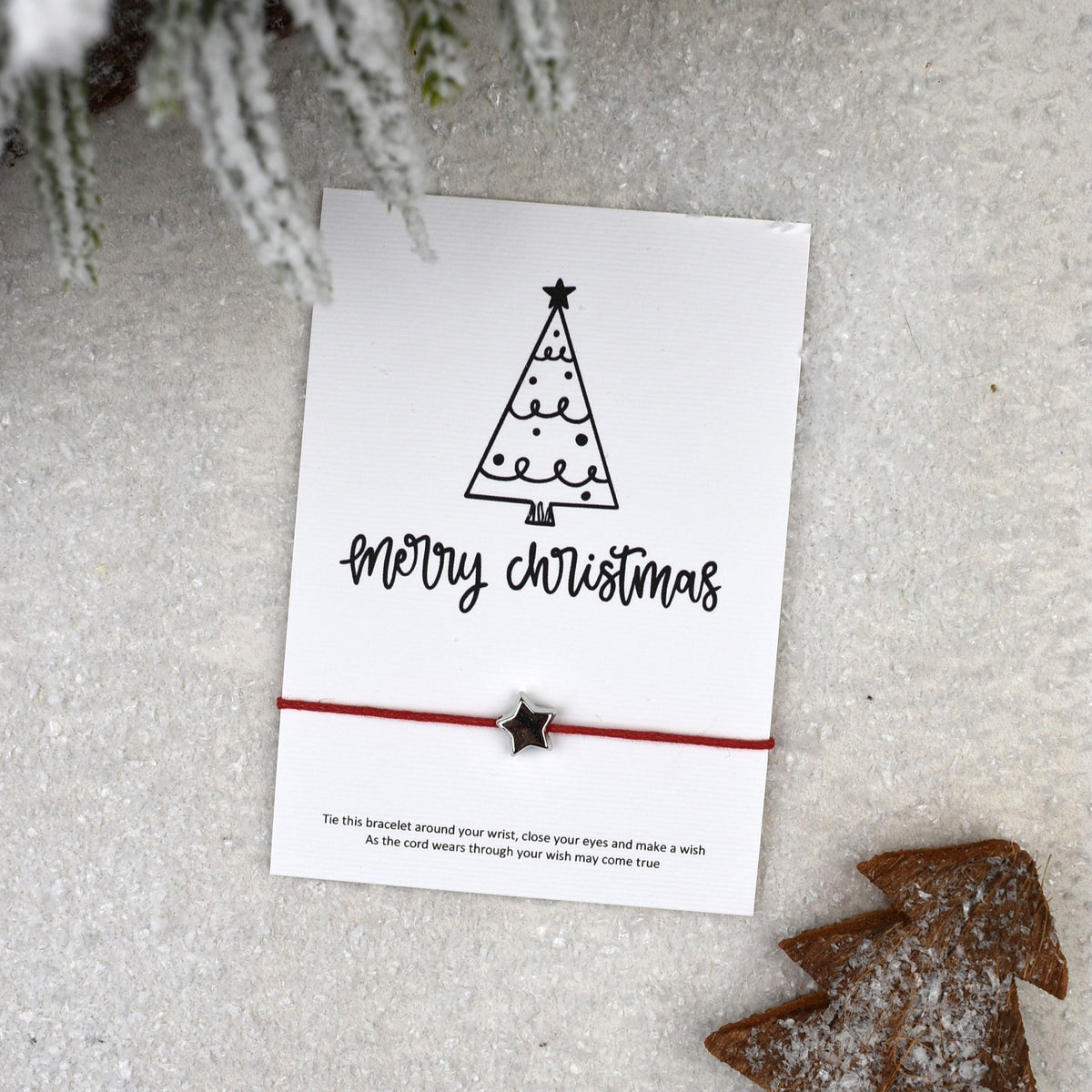 CLEARANCE - Merry Christmas Wish Bracelet