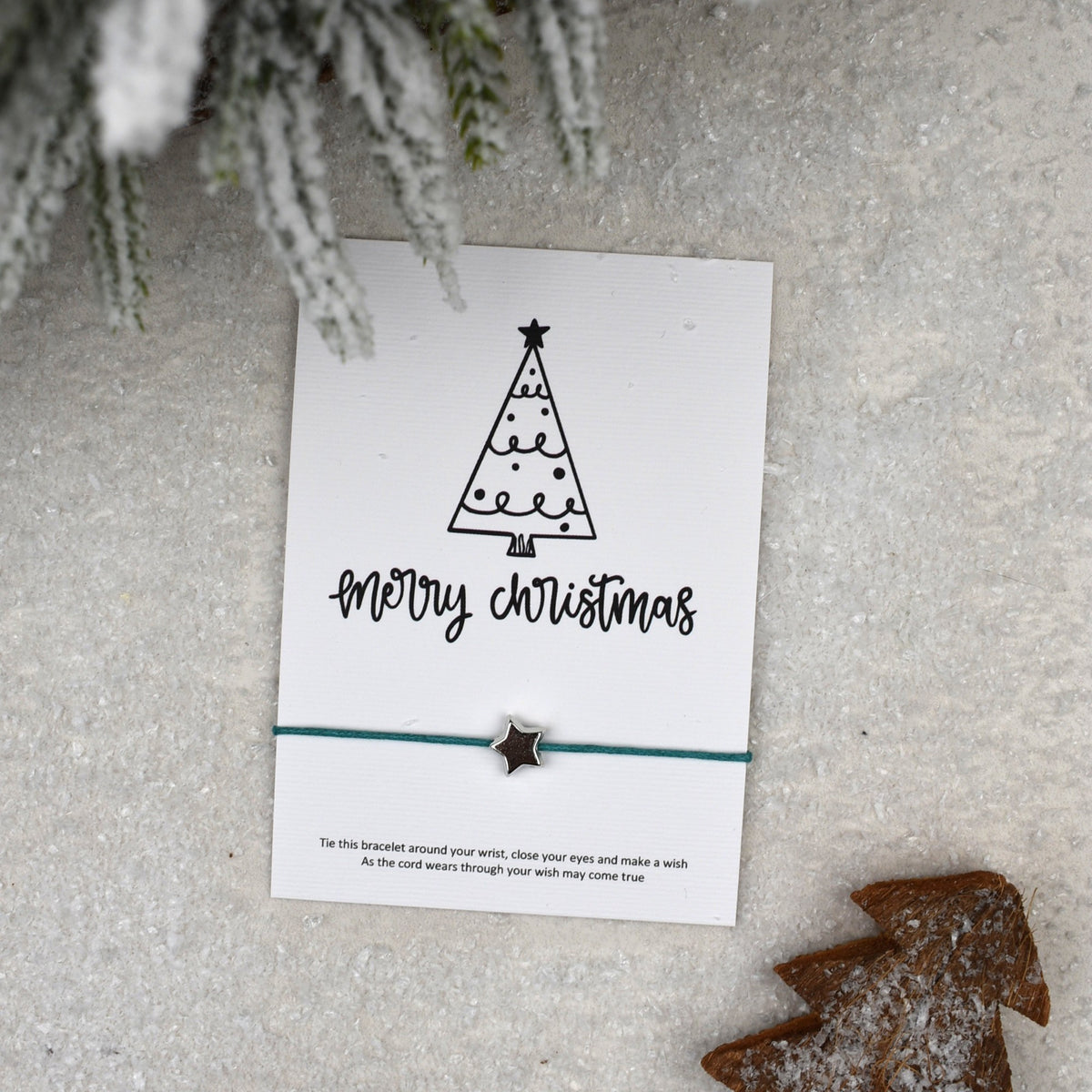 CLEARANCE - Merry Christmas Wish Bracelet