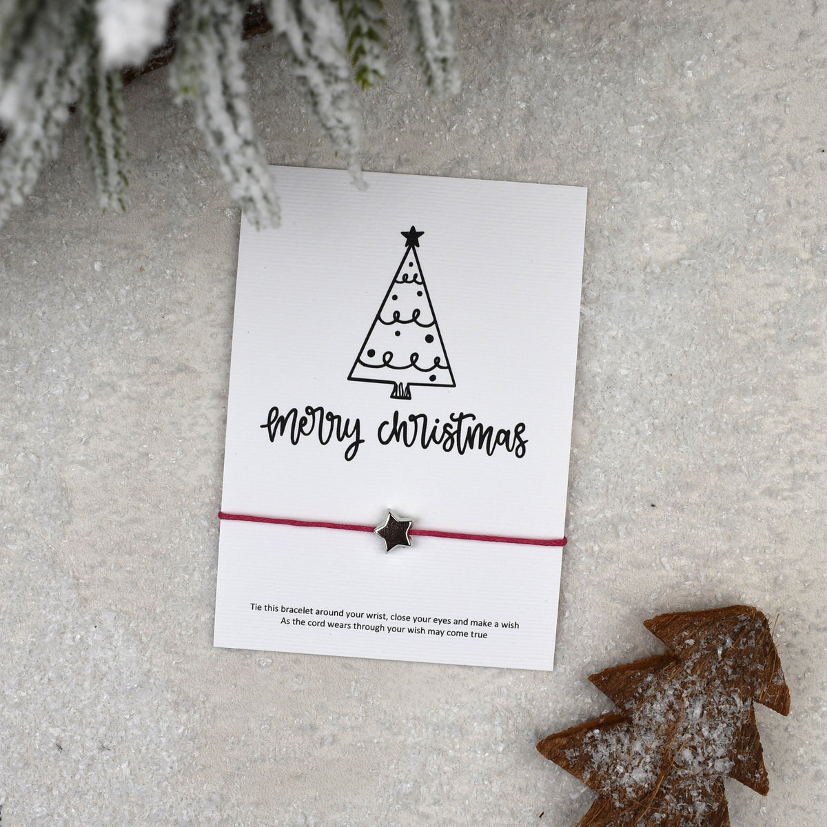 CLEARANCE - Merry Christmas Wish Bracelet