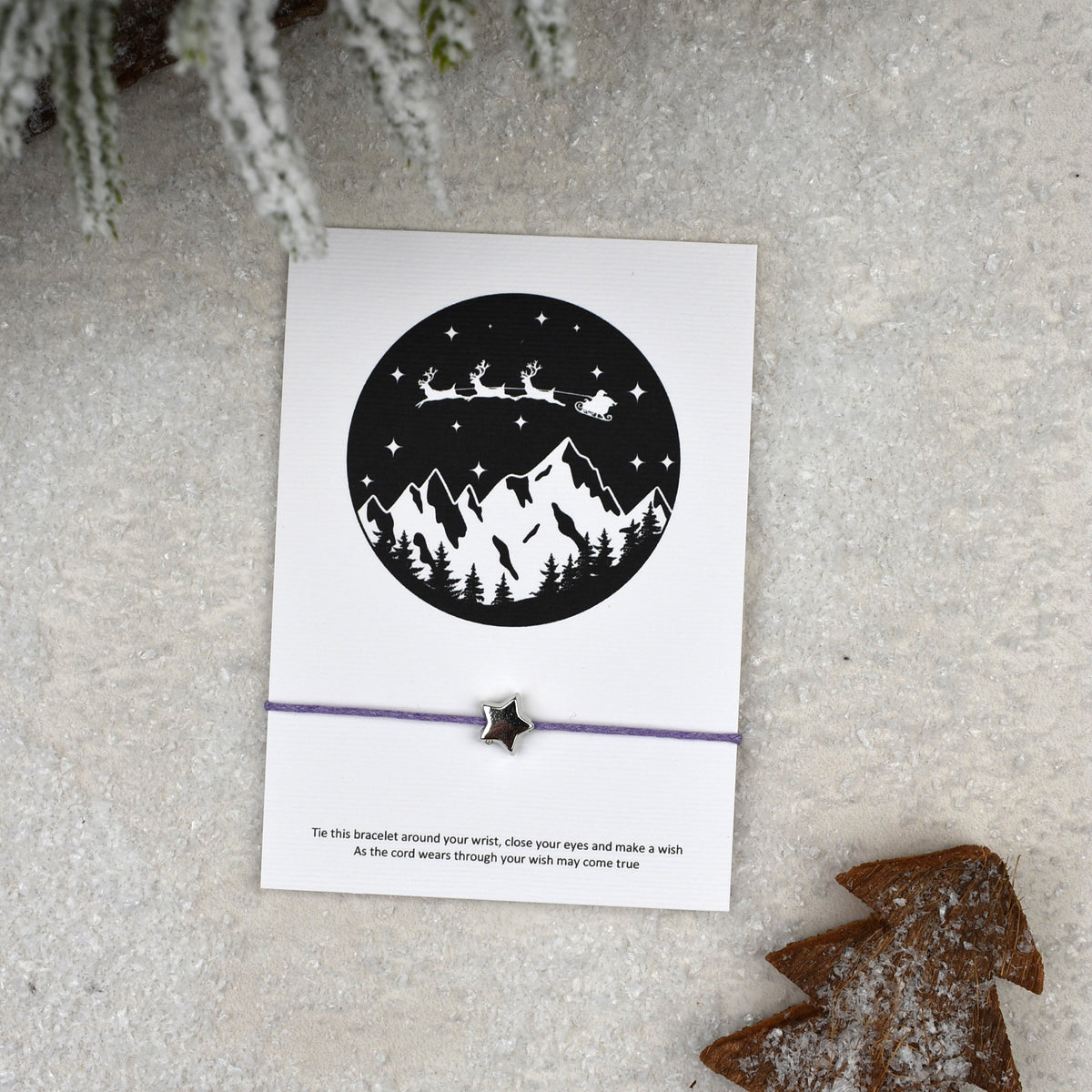 CLEARANCE - Santa Scene Wish Bracelet