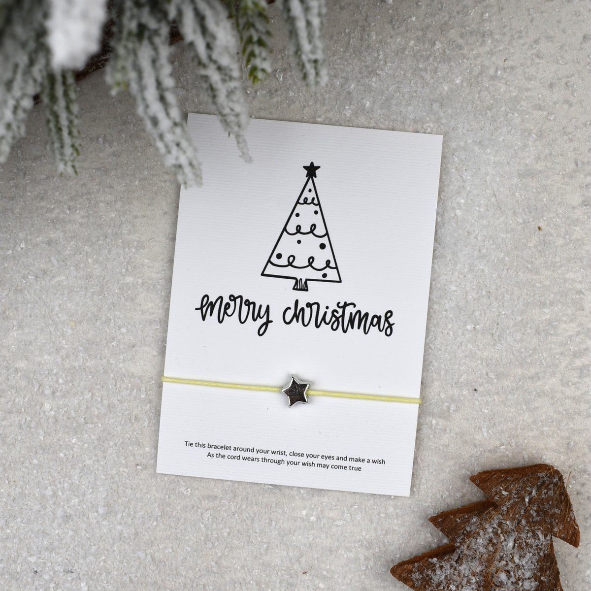 CLEARANCE - Merry Christmas Wish Bracelet