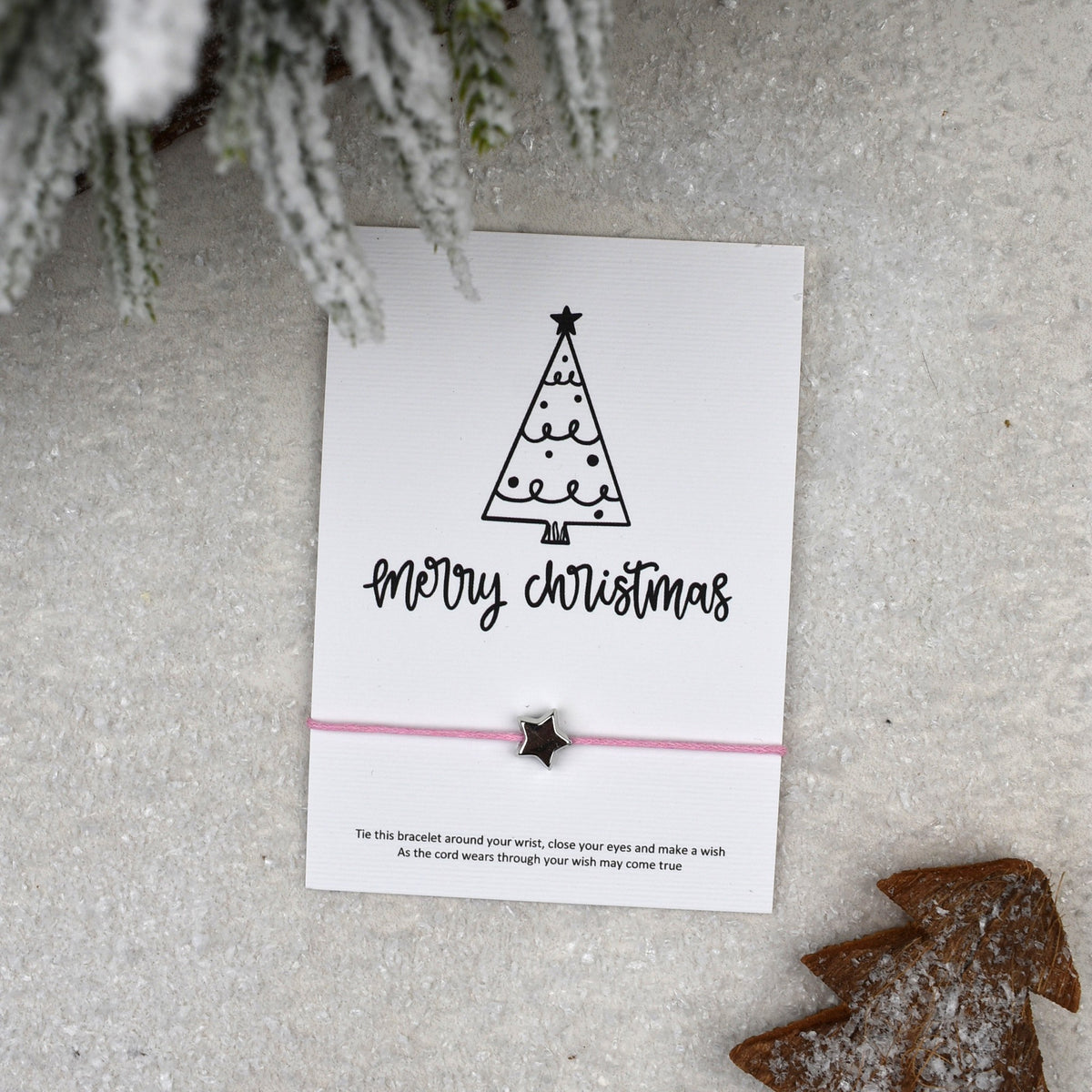 CLEARANCE - Merry Christmas Wish Bracelet