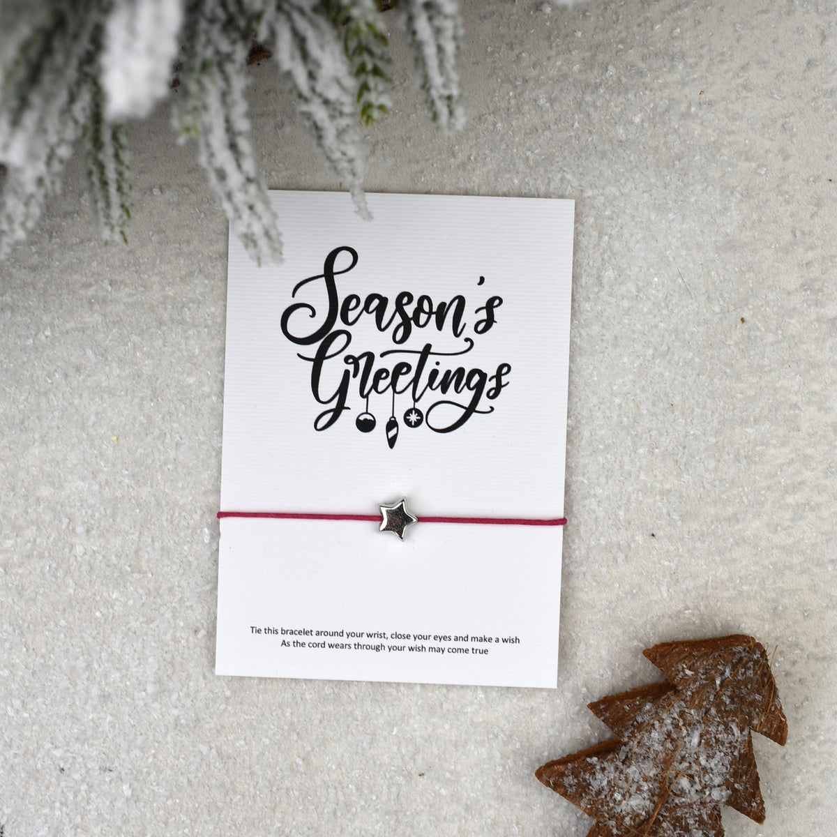 CLEARANCE - Seasons Greetings Wish Bracelet