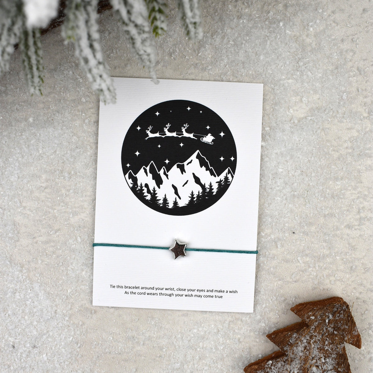 CLEARANCE - Santa Scene Wish Bracelet