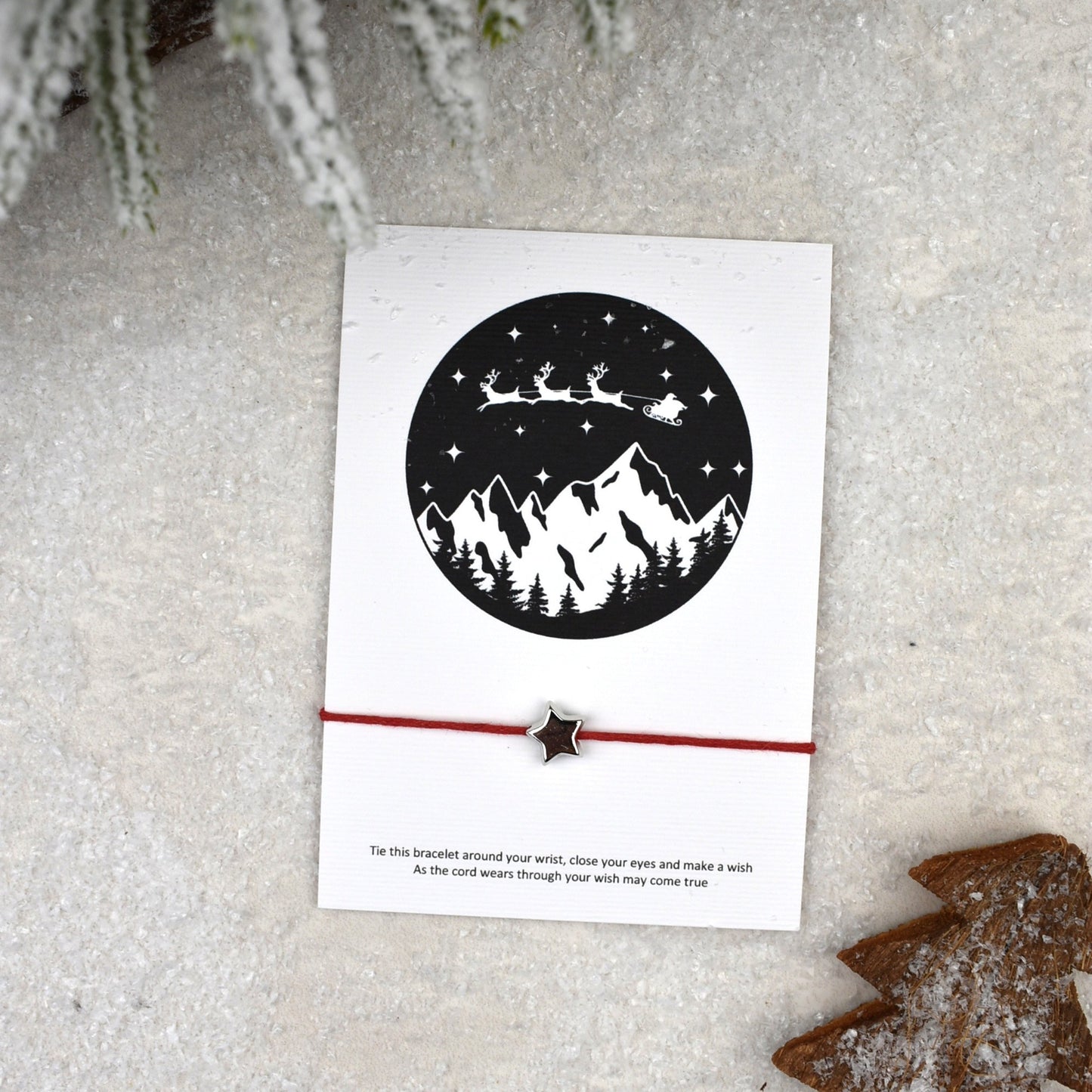 CLEARANCE - Santa Scene Wish Bracelet