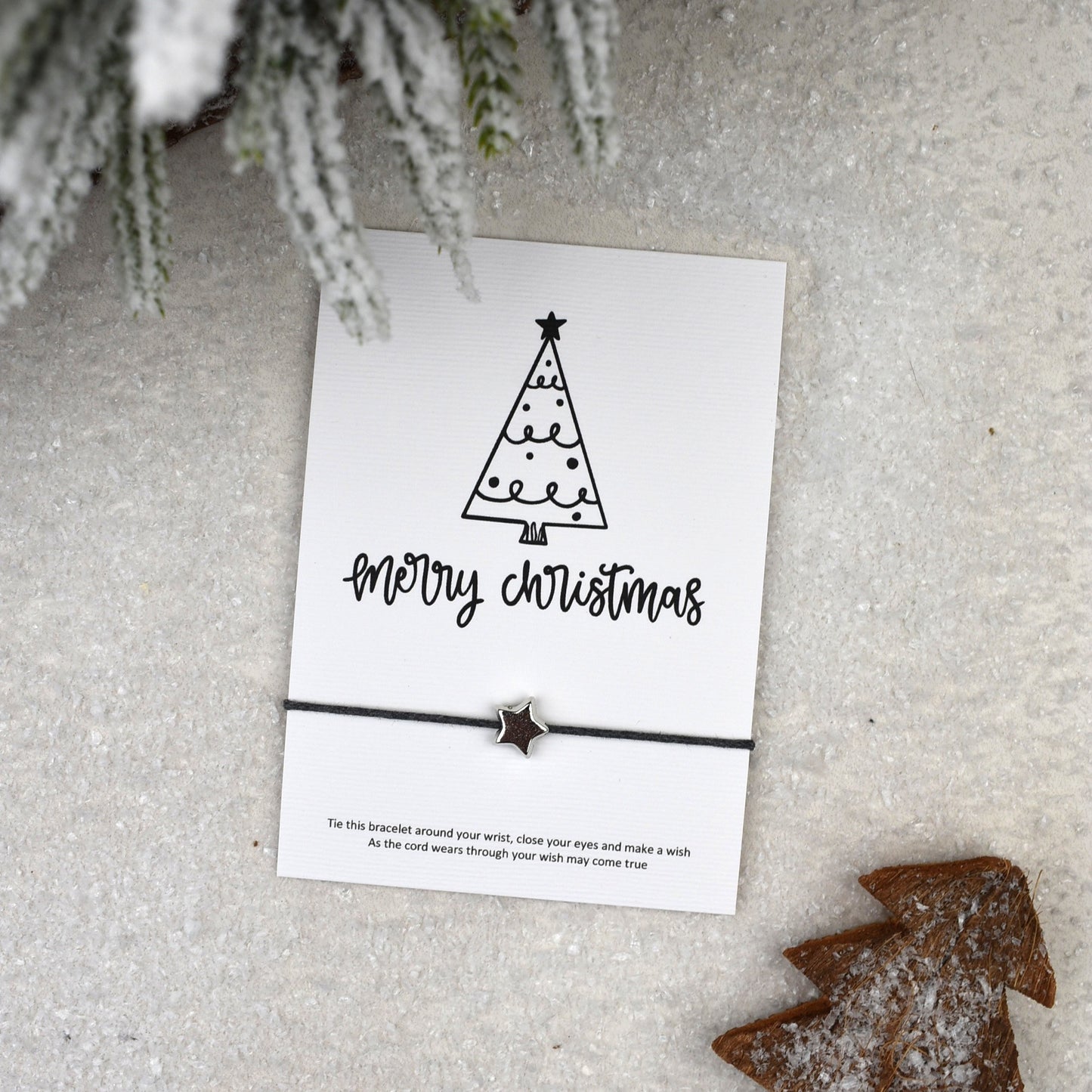 CLEARANCE - Merry Christmas Wish Bracelet