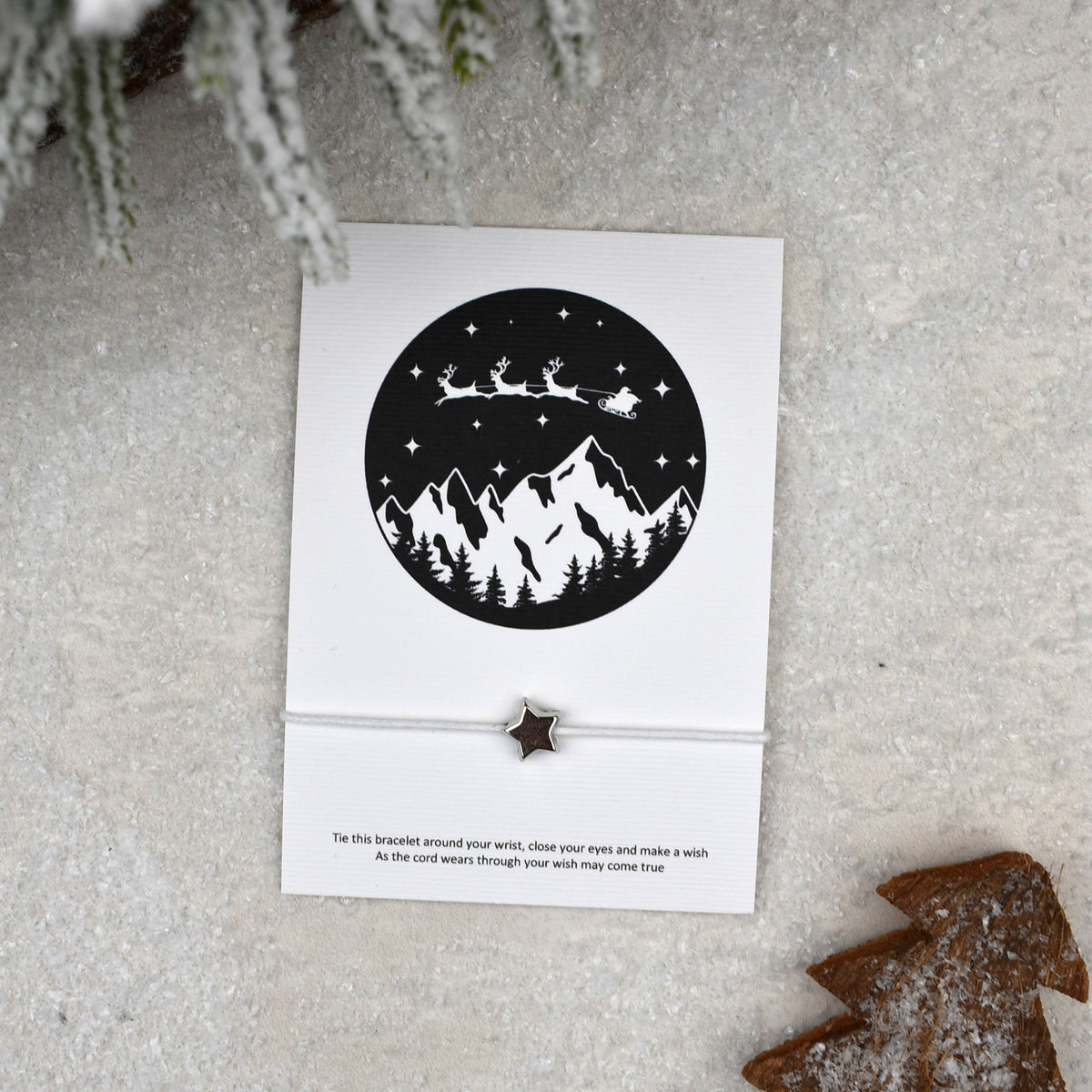 CLEARANCE - Santa Scene Wish Bracelet