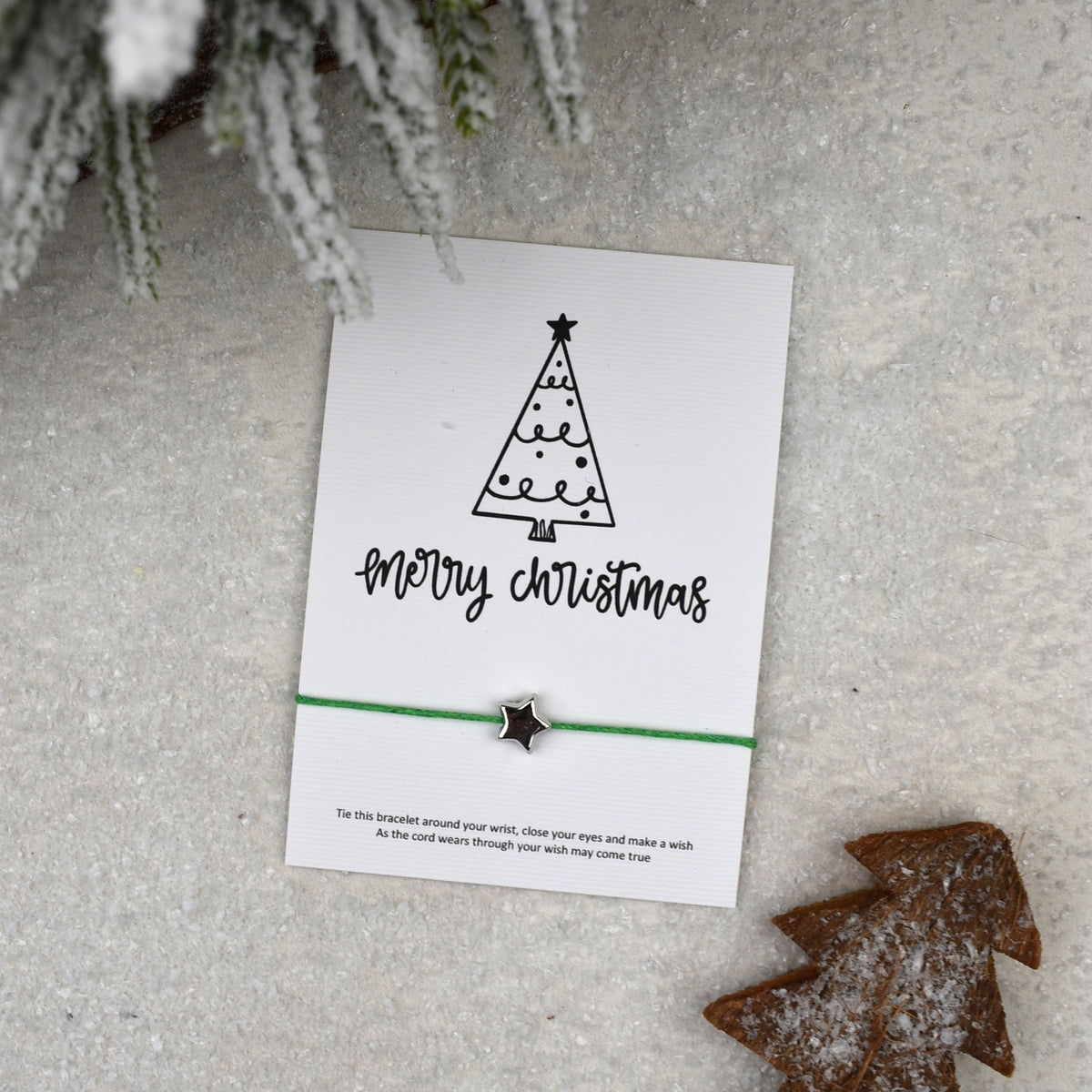 CLEARANCE - Merry Christmas Wish Bracelet