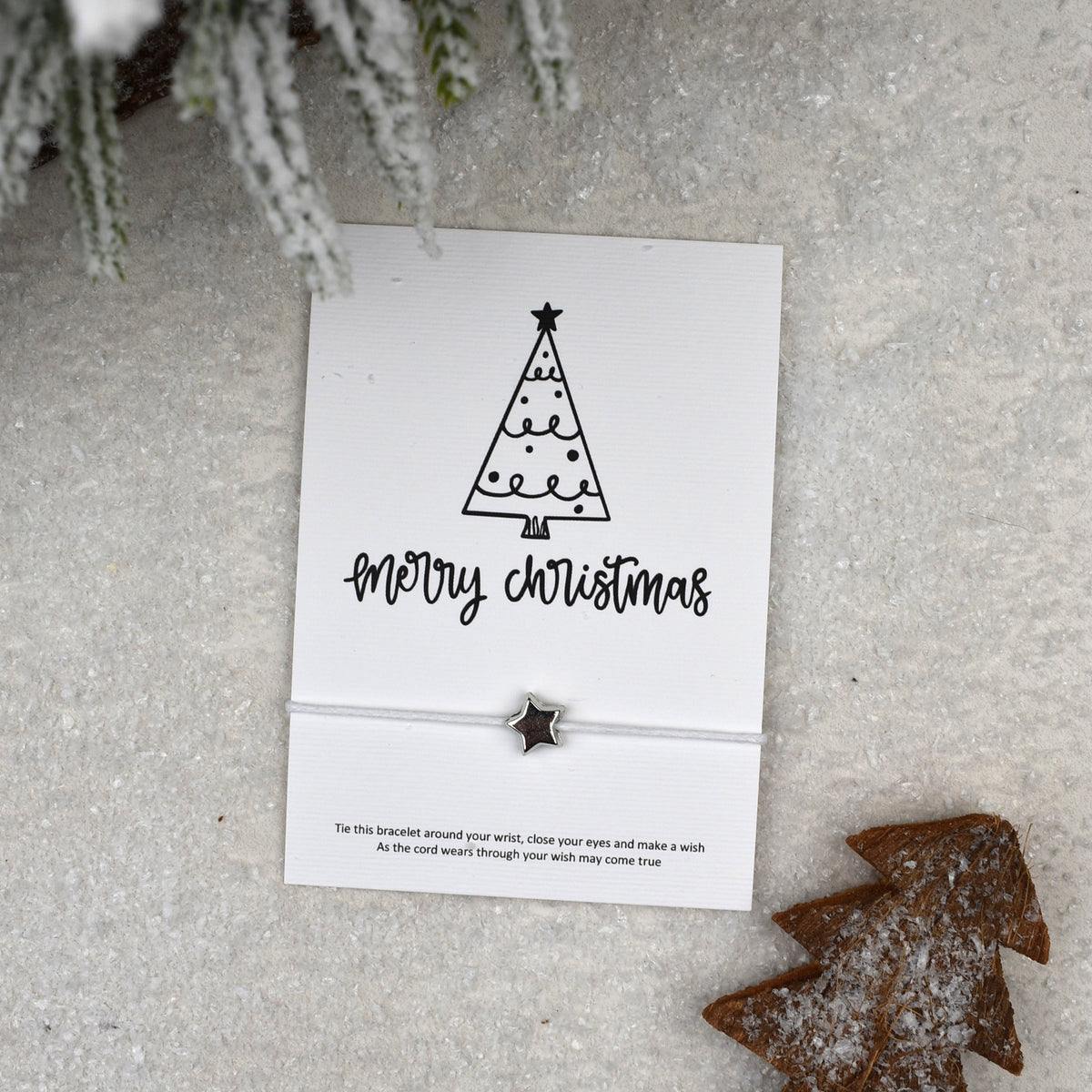 CLEARANCE - Merry Christmas Wish Bracelet
