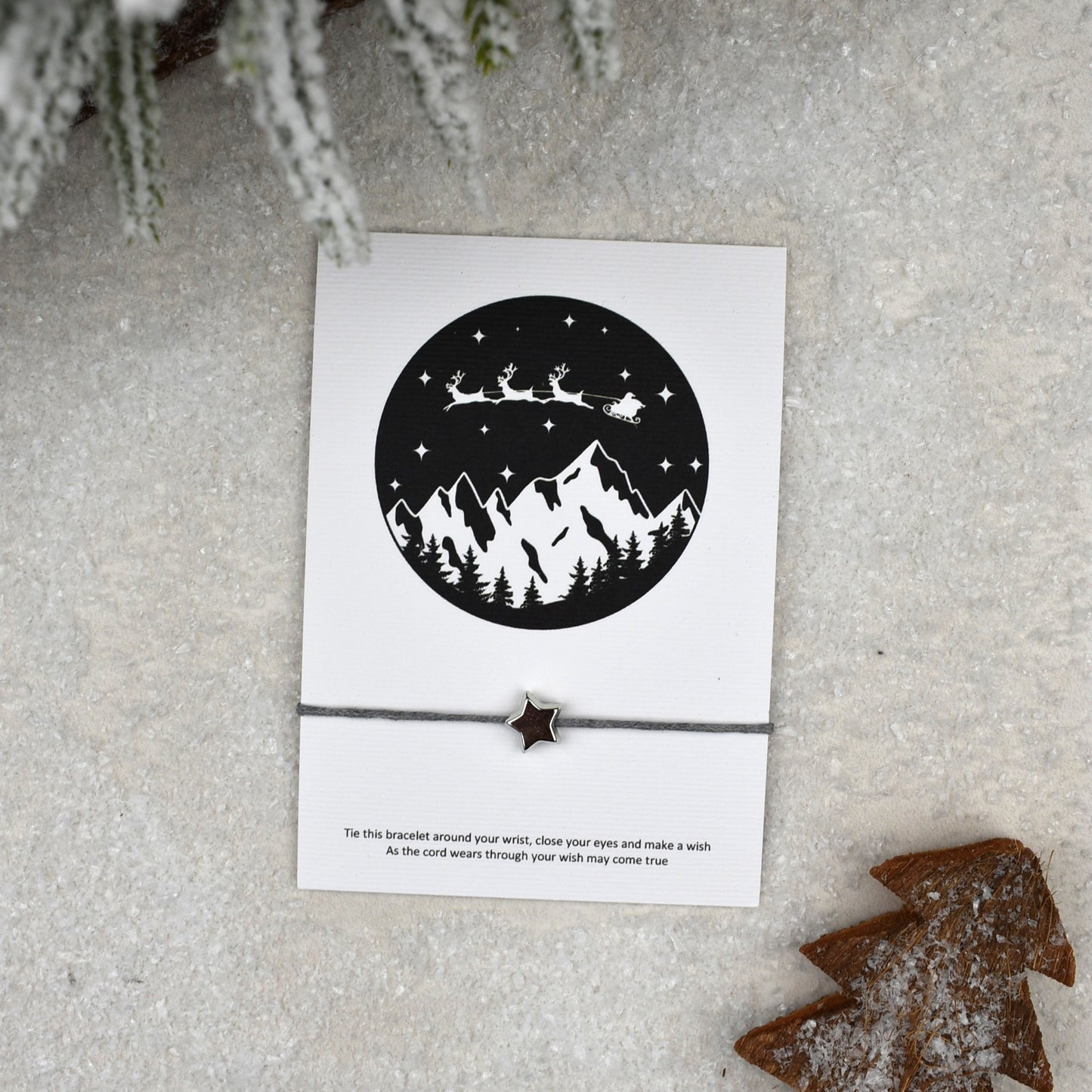 CLEARANCE - Santa Scene Wish Bracelet