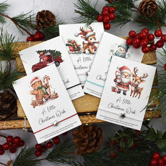 PACK of 5 - Christmas Wish Bracelet