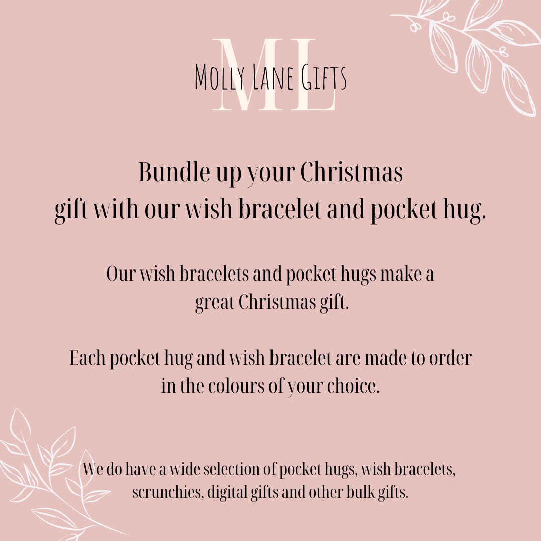 BUNDLE - Christmas Wish Bracelet and Pocket Hug (1061)