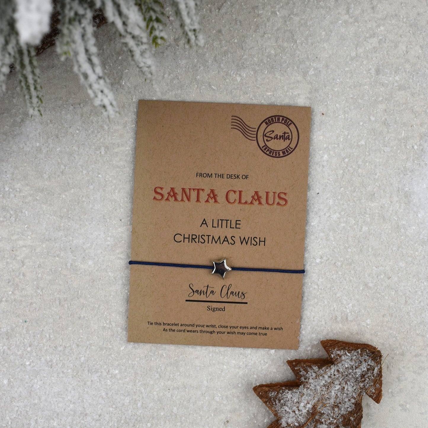 CLEARANCE - From The Desk Of Santa Claus Wish Bracelet